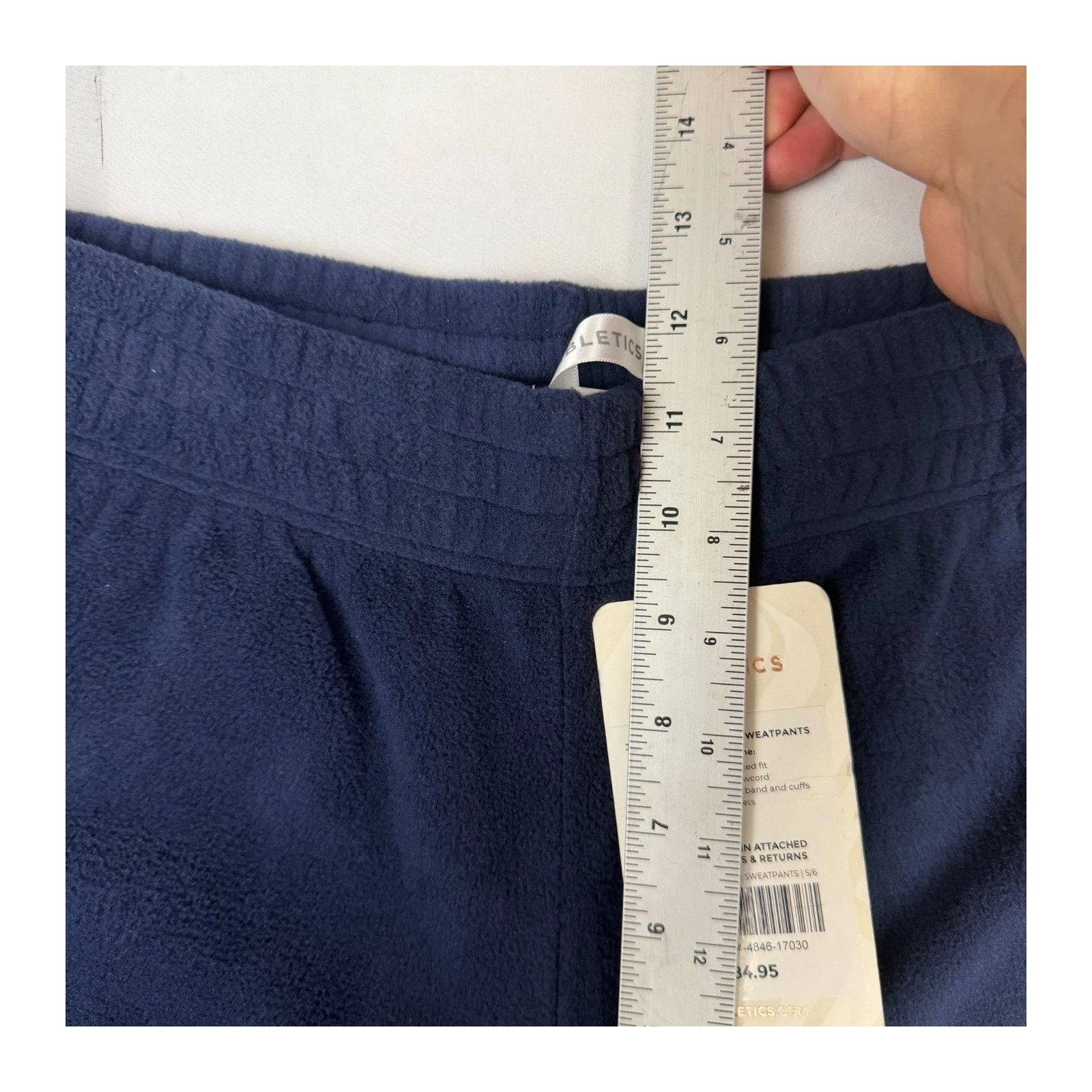Fabletics Fabletics Justin Polar Fleece Sweatpants Navy Blue Joggers M Size US 26 / EU 42 - 6 Thumbnail