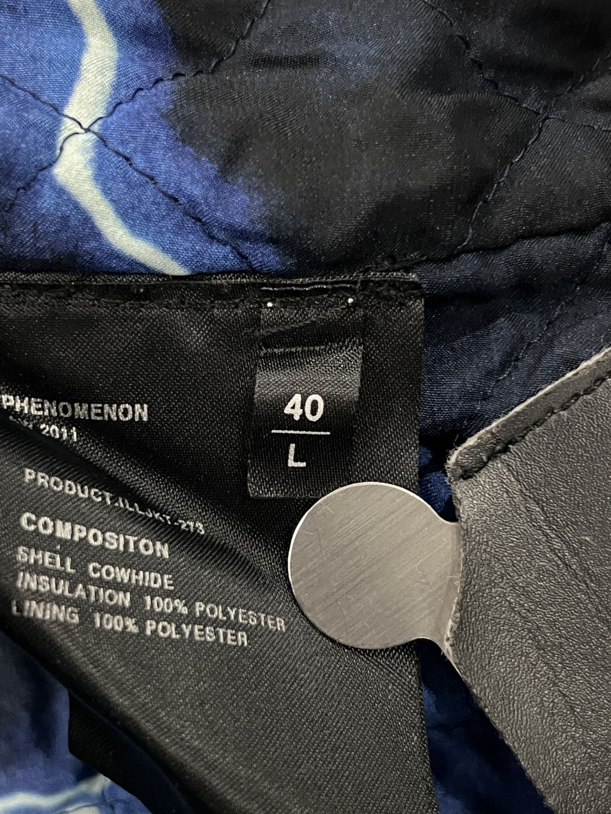PHENOMENON Phenomenon AW11 Lightning Lining Rider Jacket Size US XXS / EU 40 - 13 Thumbnail