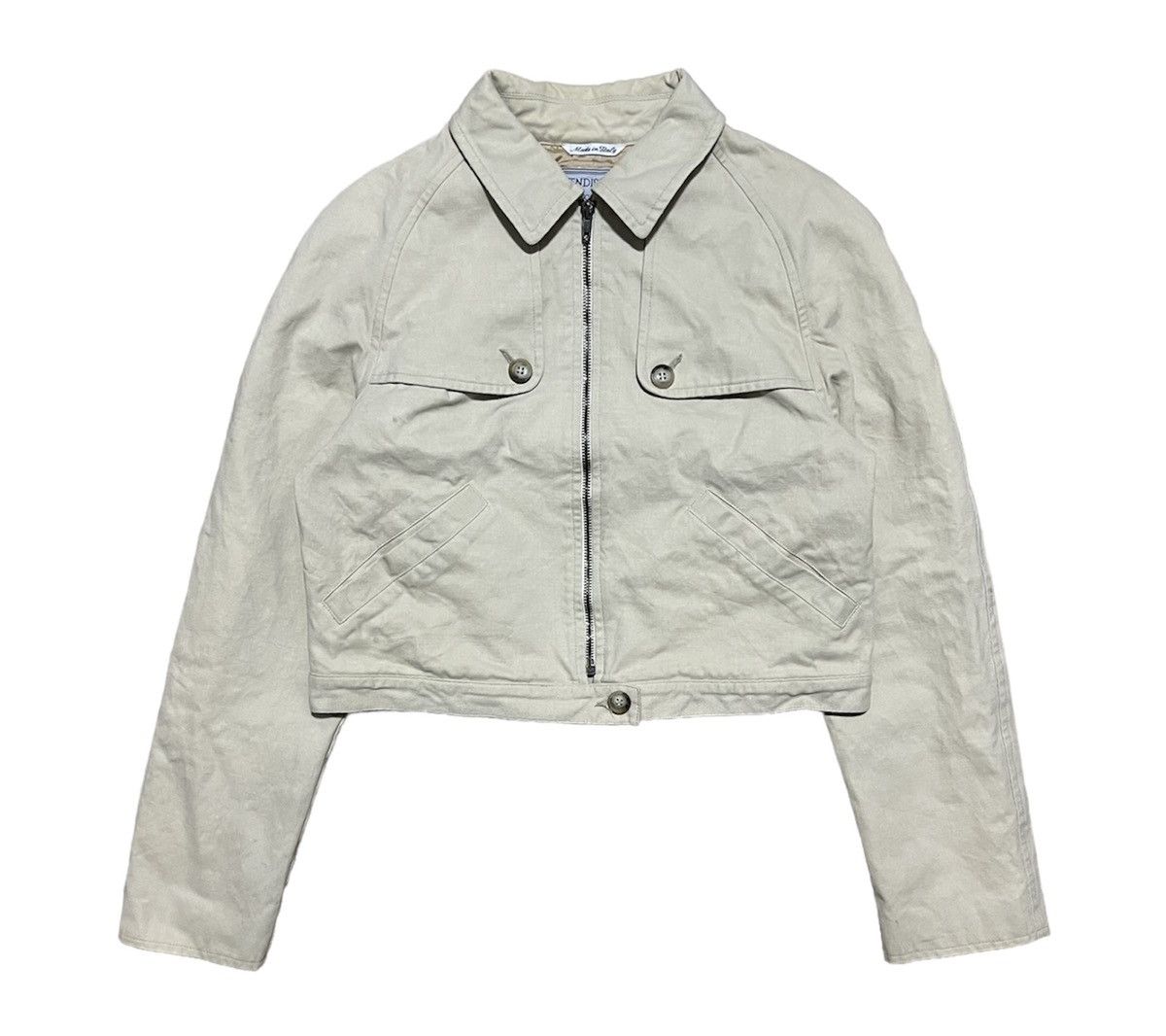 Fendi FENDI ITALY Men Crop Jacket Size US S / EU 44-46 / 1 - 1 Thumbnail
