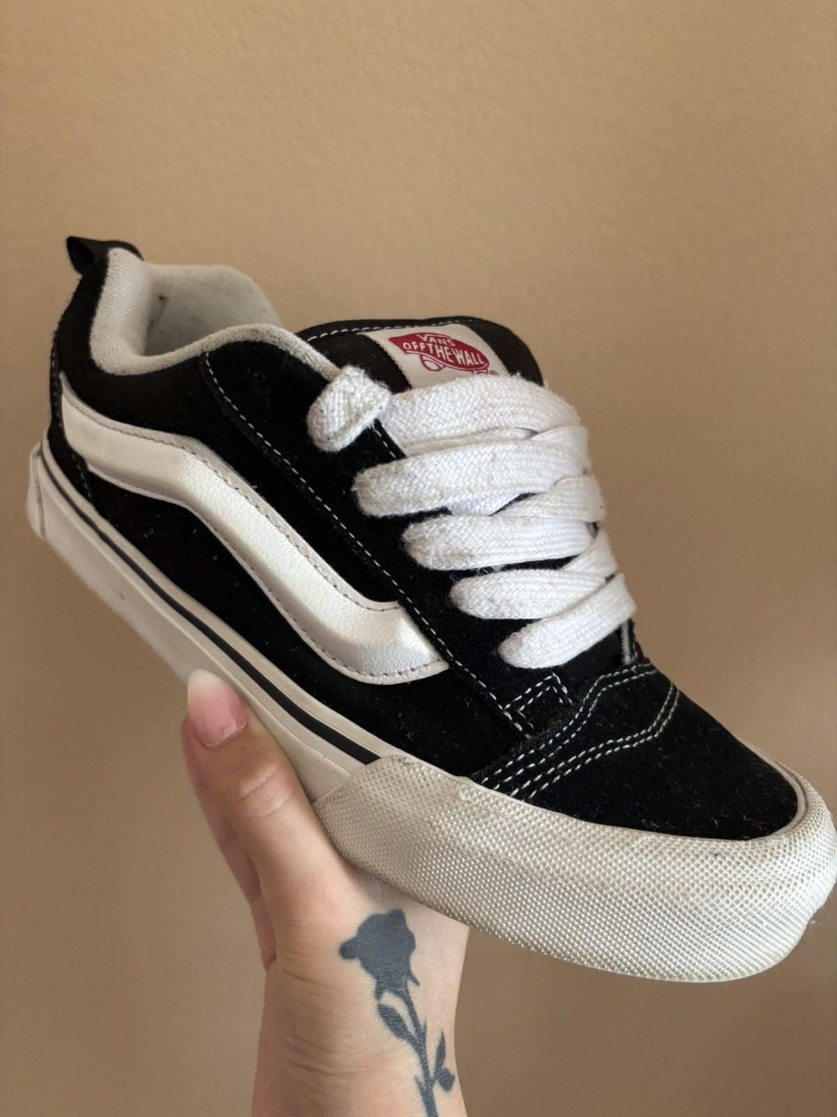 Vans Vans Knu-Skool 'Black White' Size US 6 / EU 39 - 2 Thumbnail