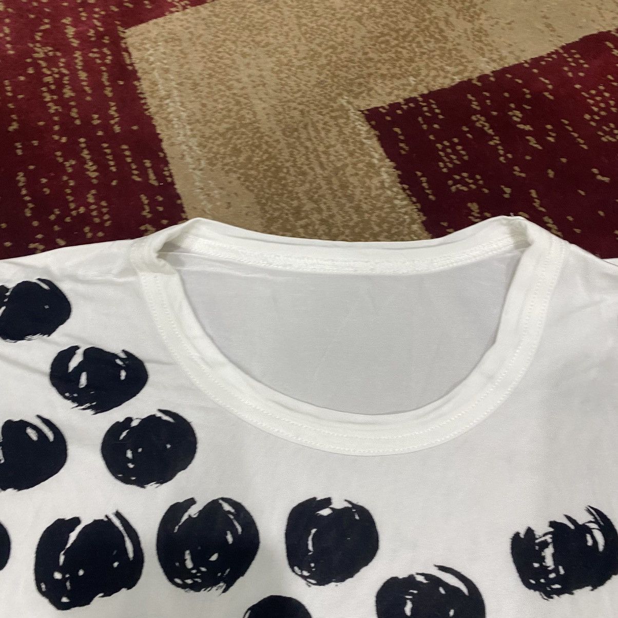 Comme des Garcons VINTAGE 1992 Comme Des Garçons Archive Polka Dot Tee Rayon Size US M / EU 48-50 / 2 - 8 Thumbnail