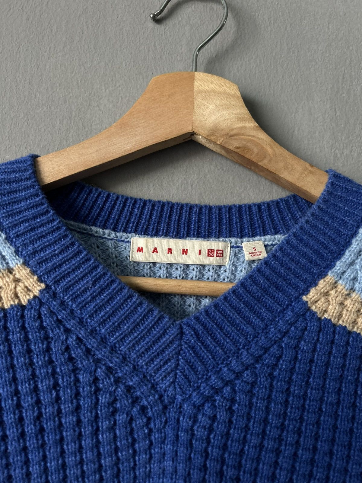 Marni × Uniqlo Marni x UT Blue Knit Size S / US 4 / IT 40 - 5 Thumbnail