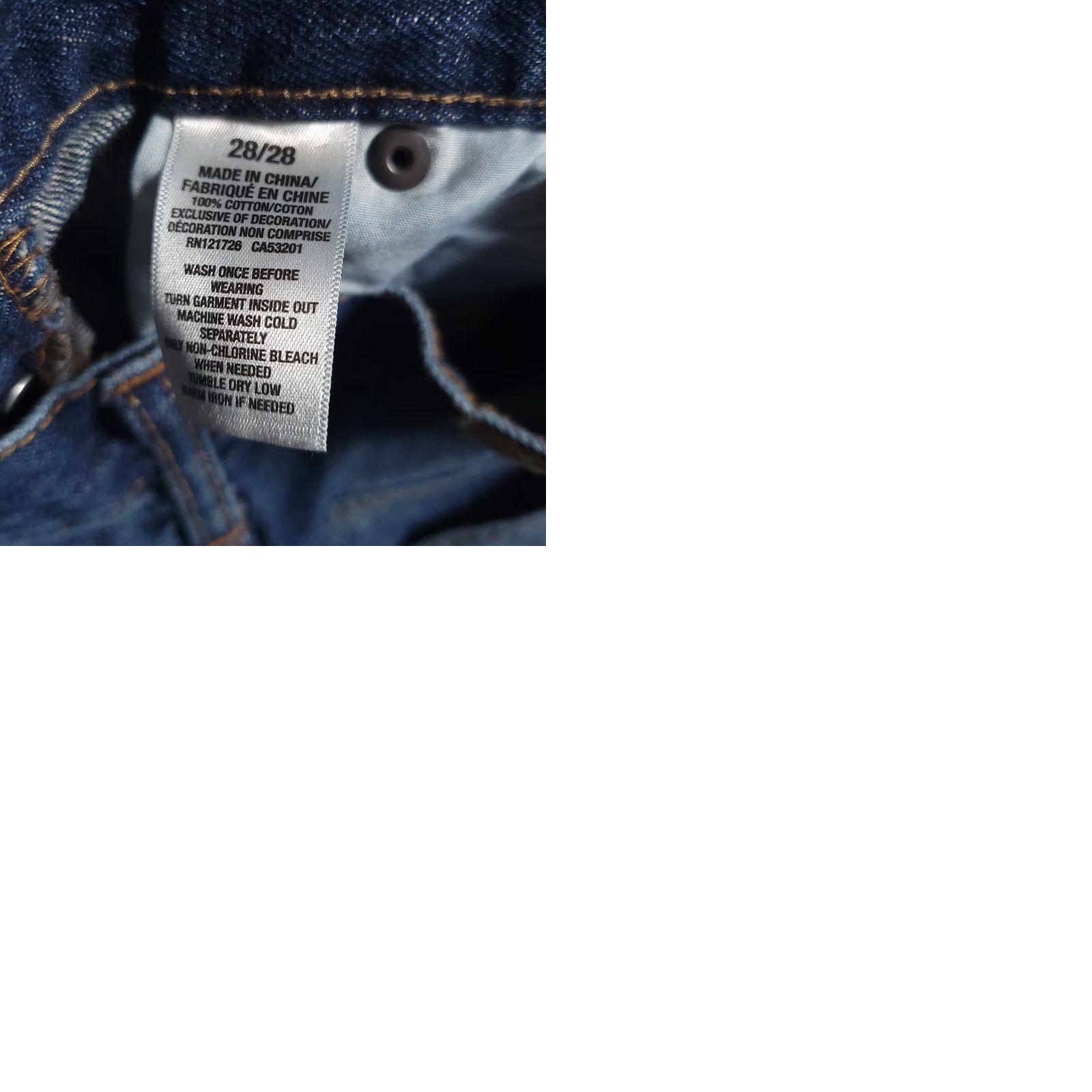 Vintage Aéropostale Jeans Slim Straight Denim 28/28 Distressed Button Fly Boys Mens Sized 28 Blue Denim Shirt? Size US 28 / EU 44 - 10 Thumbnail