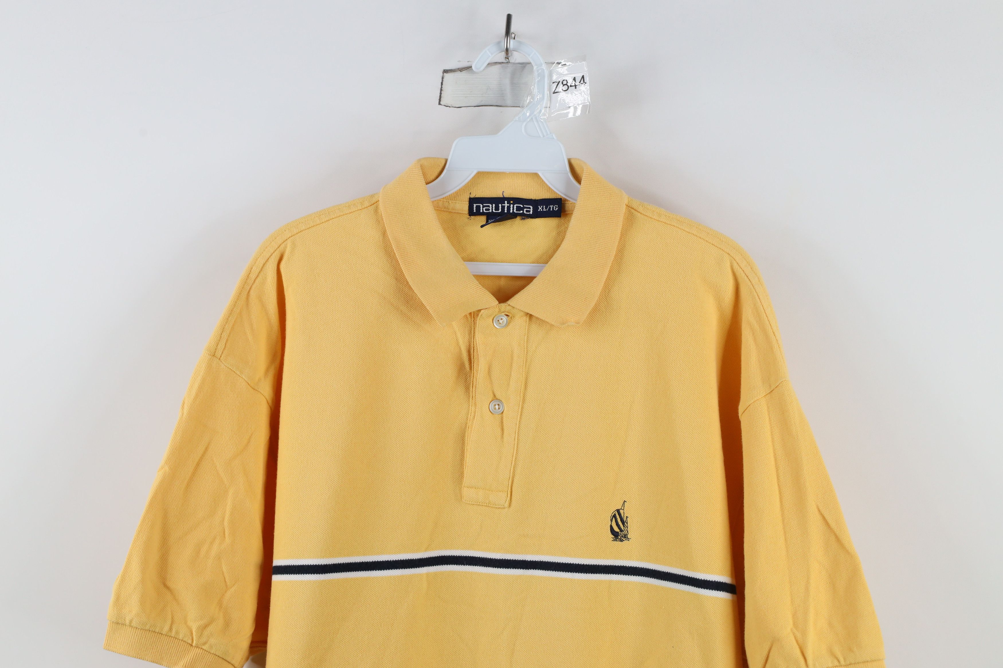 Nautica × Vintage Vintage 90s Nautica Sailboat Sailing Collared Polo Shirt Size US XL / EU 56 / 4 - 2 Thumbnail