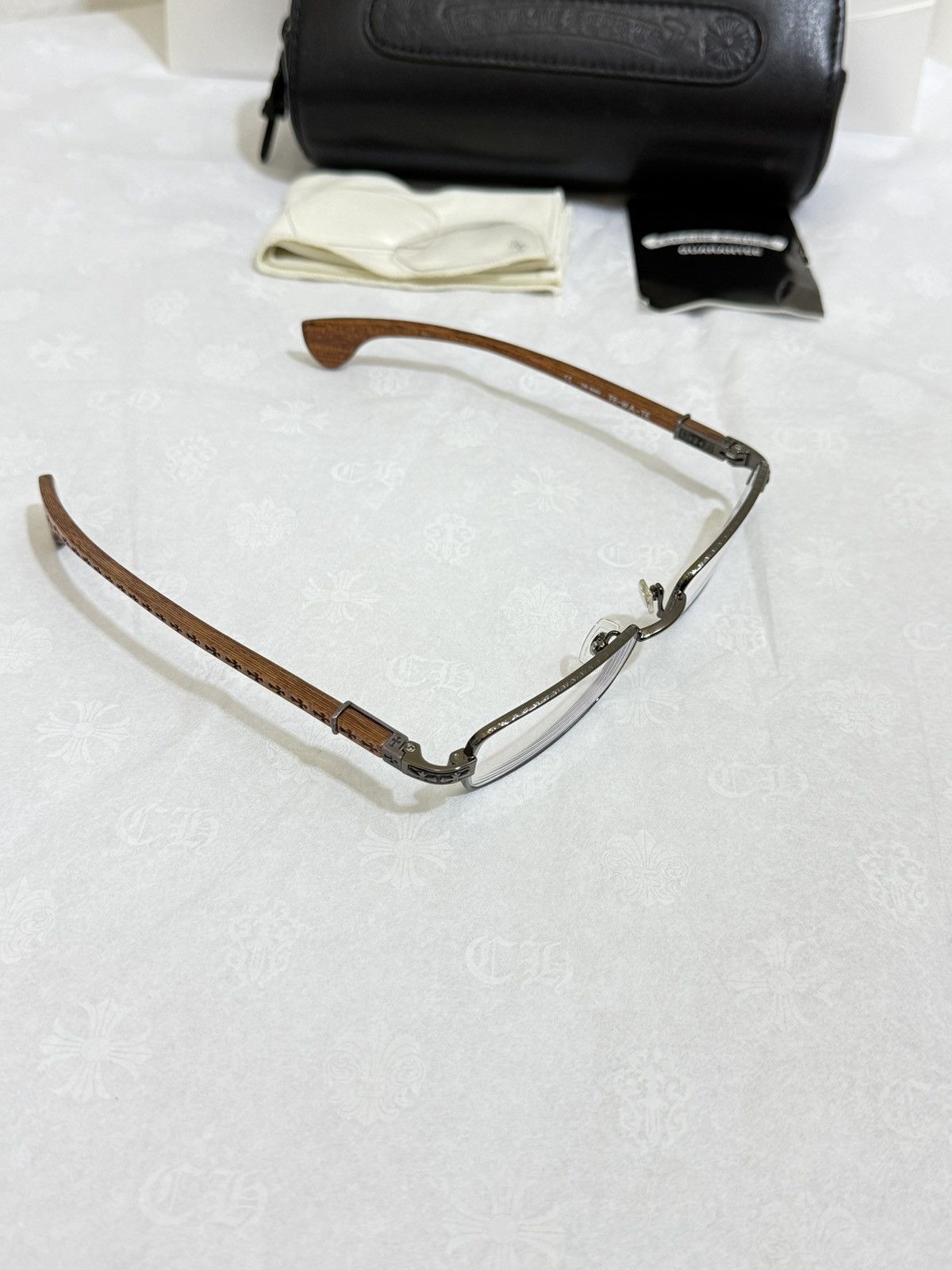 Chrome Hearts Chrome Hearts Glasses Wood “ Te-Wa-Te “ Size ONE SIZE - 5 Thumbnail