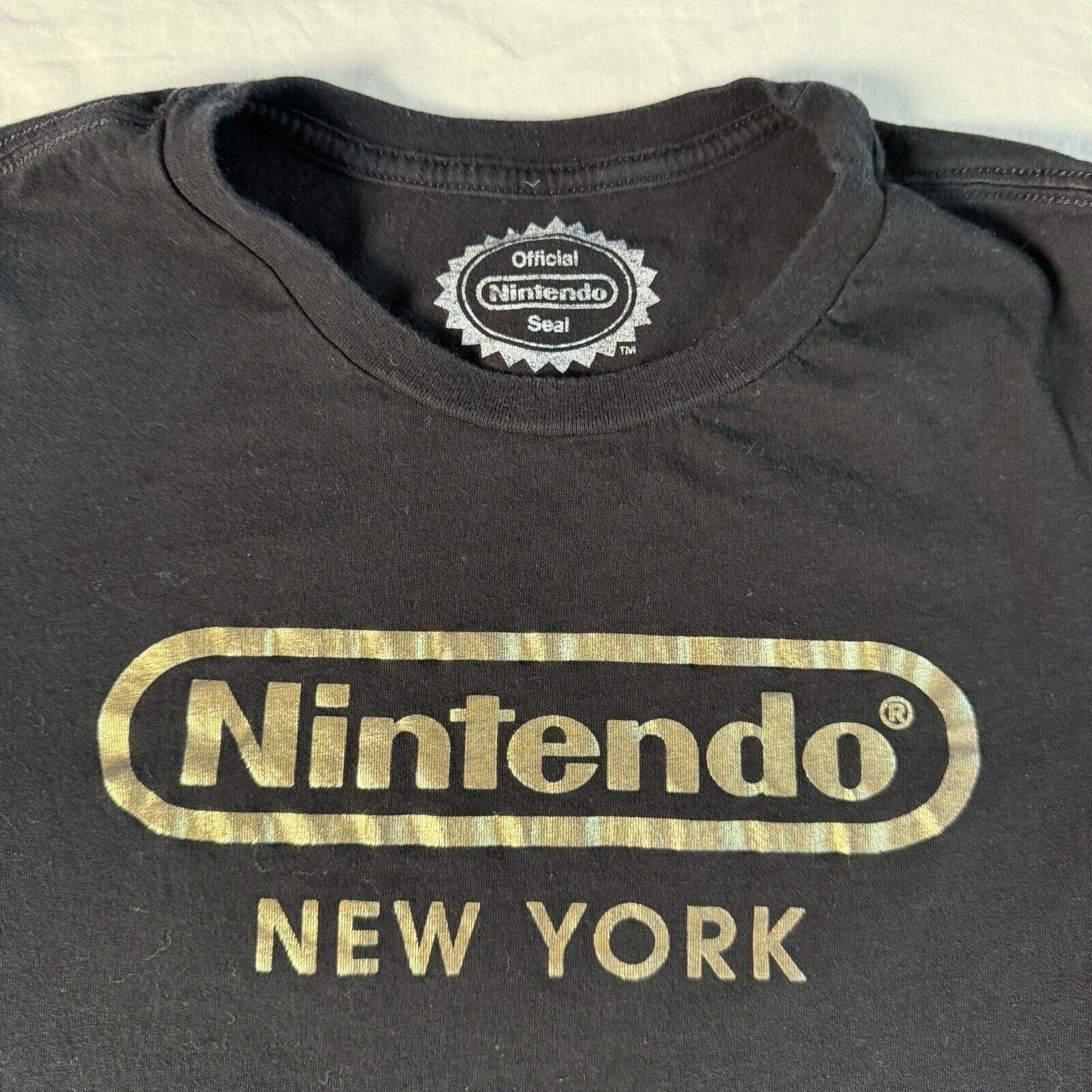 Nintendo Official Nintendo New York Logo T-Shirt Ladies Junior XL Size XL / US 12-14 / IT 48-50 - 3 Thumbnail