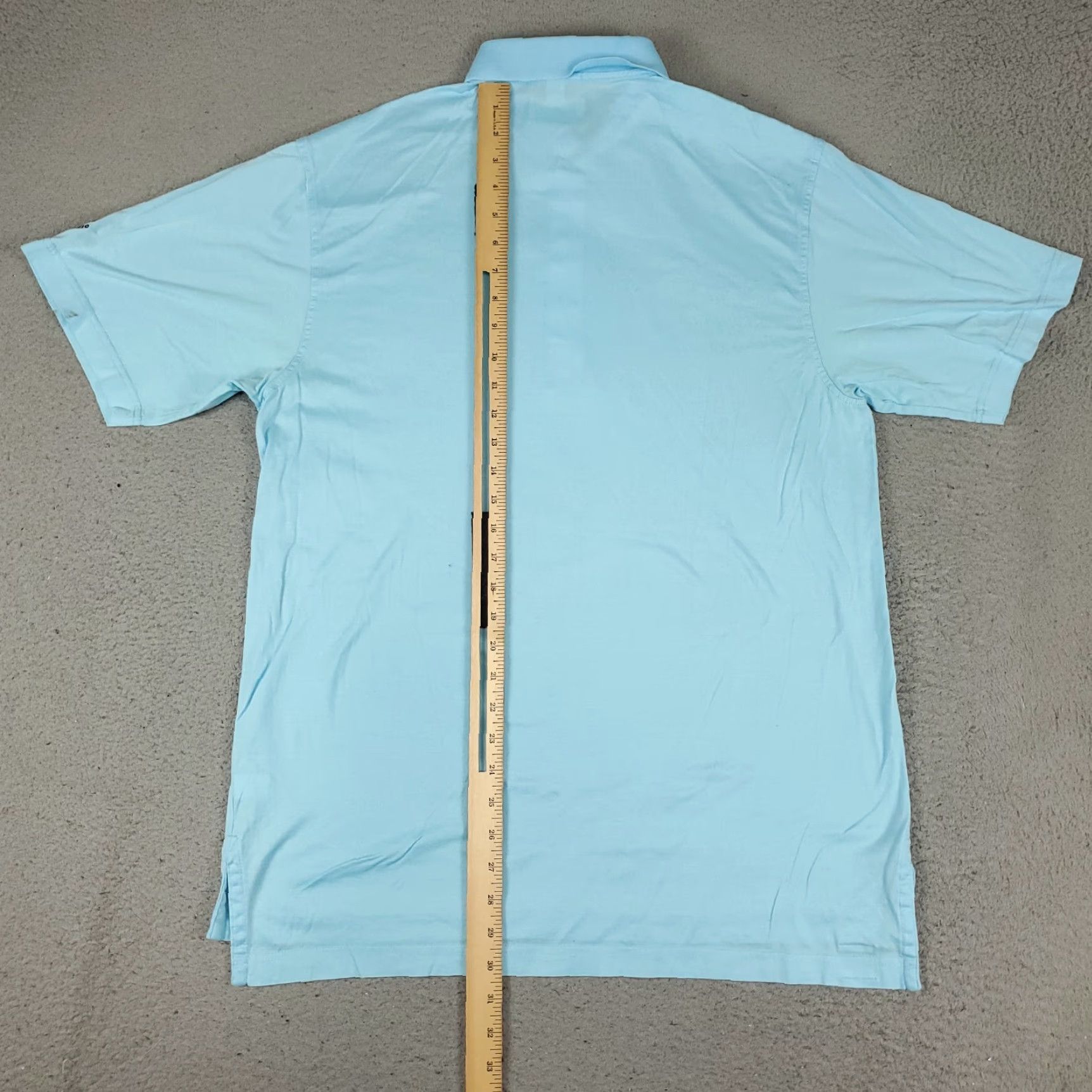 Peter Millar Peter Millar Polo Shirt Mens Medium Light Blue Cotton Golf Short Sleeve Modern Preppy Size US M / EU 48-50 / 2 - 6 Thumbnail