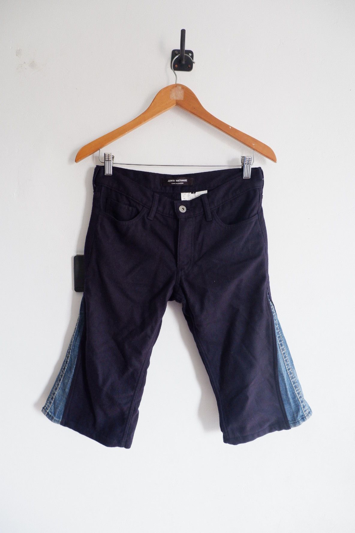 Junya Watanabe Junya Watanabe Comme des Garcons Reworked Wool Short Pants Size 30" / US 8 / IT 44 - 1 Thumbnail