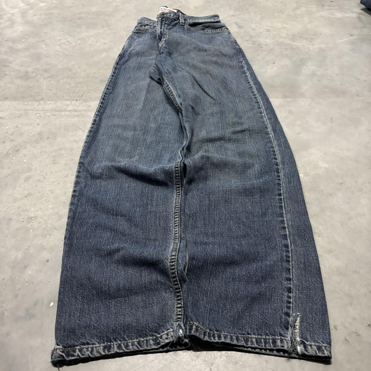 Levi's × Vintage Crazy Vintage Y2K/2000s Grunge Dark Wash Levi’s Denim Jeans! Size US 32 / EU 48 - 3 Thumbnail