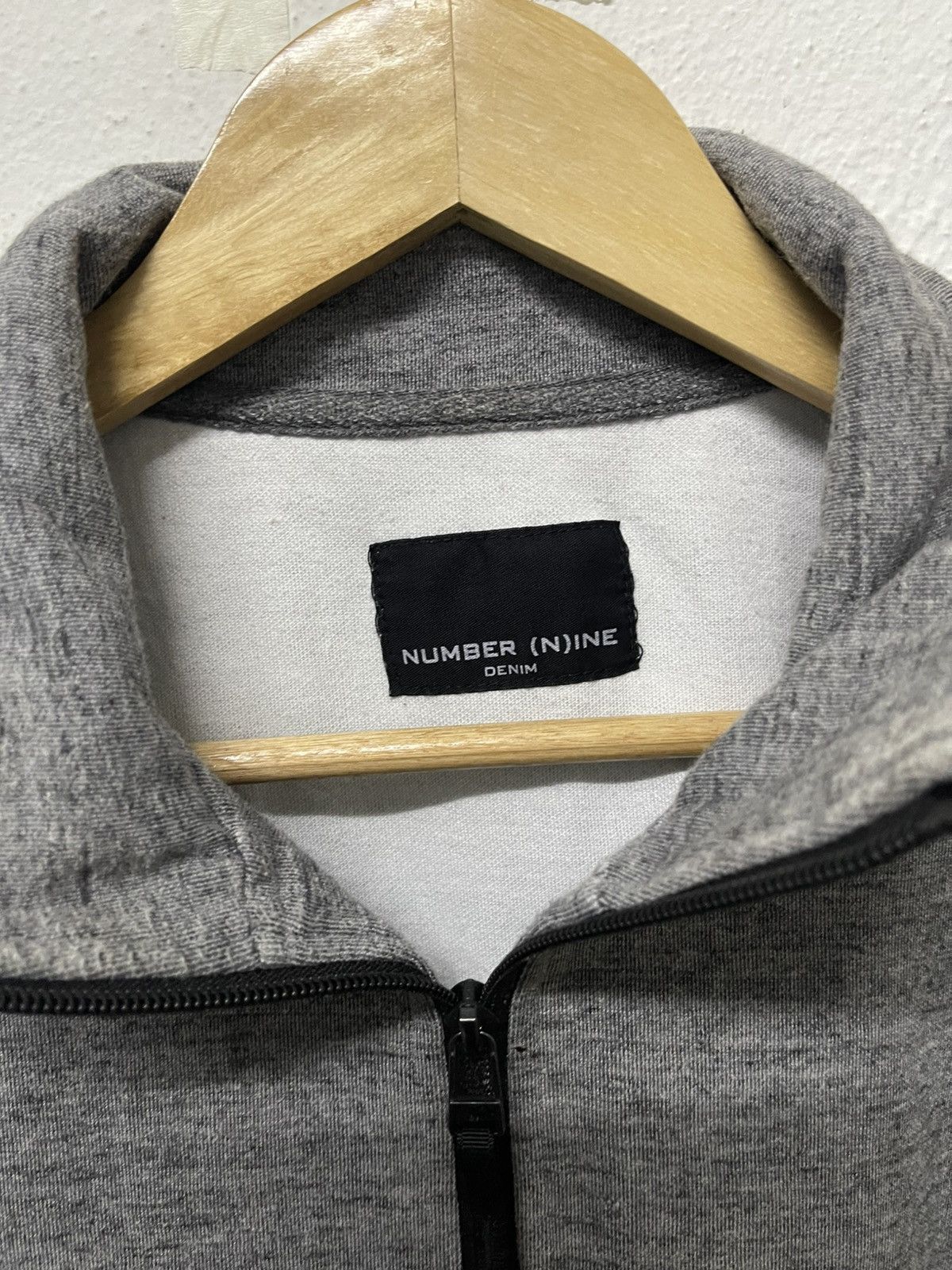 Number (N)ine 2000s NUMBER (N)INE ZIPPER PLAIN SWEATER Size US S / EU 44-46 / 1 - 11 Thumbnail