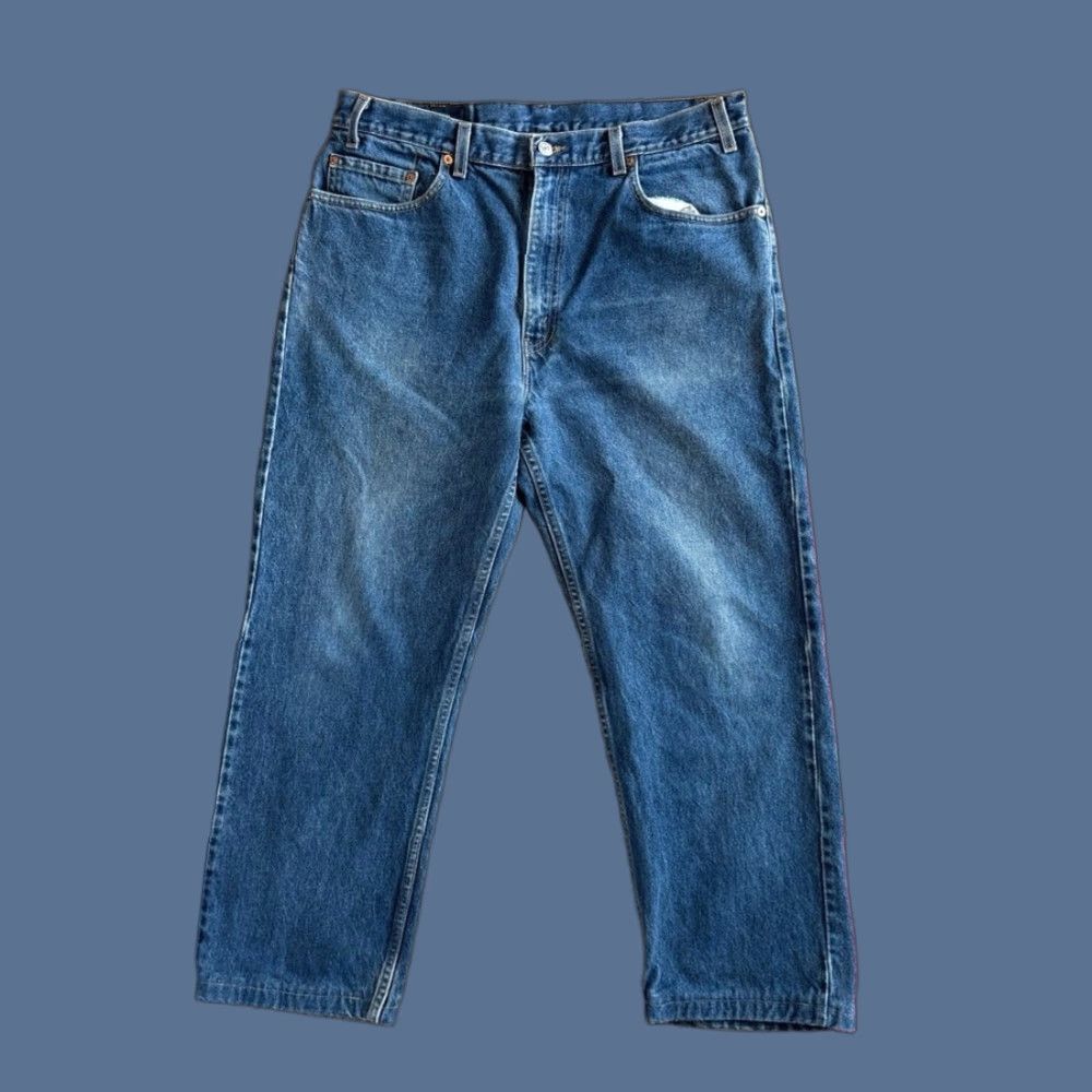 Levi's Vintage 90s Levi’s 505 Regular Fit Straight Leg Denim Blue Jeans Size 36x27 Size US 36 / EU 52 - 1 Thumbnail
