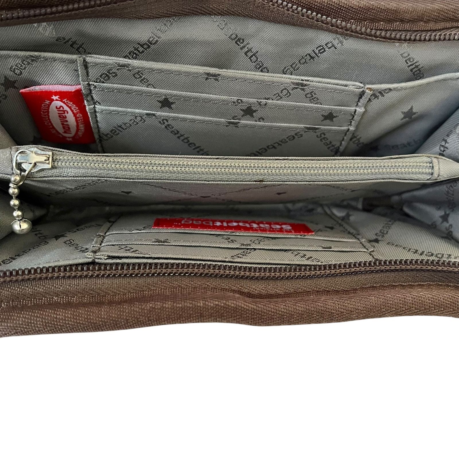 Other Harveys Seatbelt Bag Brown Zip-Around Long Wallet Clutch Bag Size ONE SIZE - 3 Thumbnail