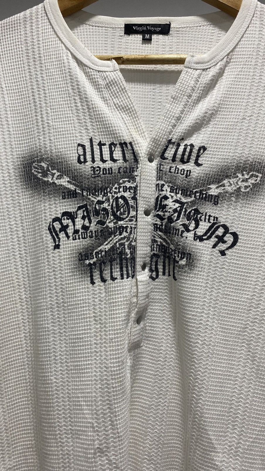 Hysteric Glamour × Japanese Brand 💥FINAL DROP💥Virgin Voyage Punk Lgb Knit Ls Shirt Size US M / EU 48-50 / 2 - 6 Thumbnail