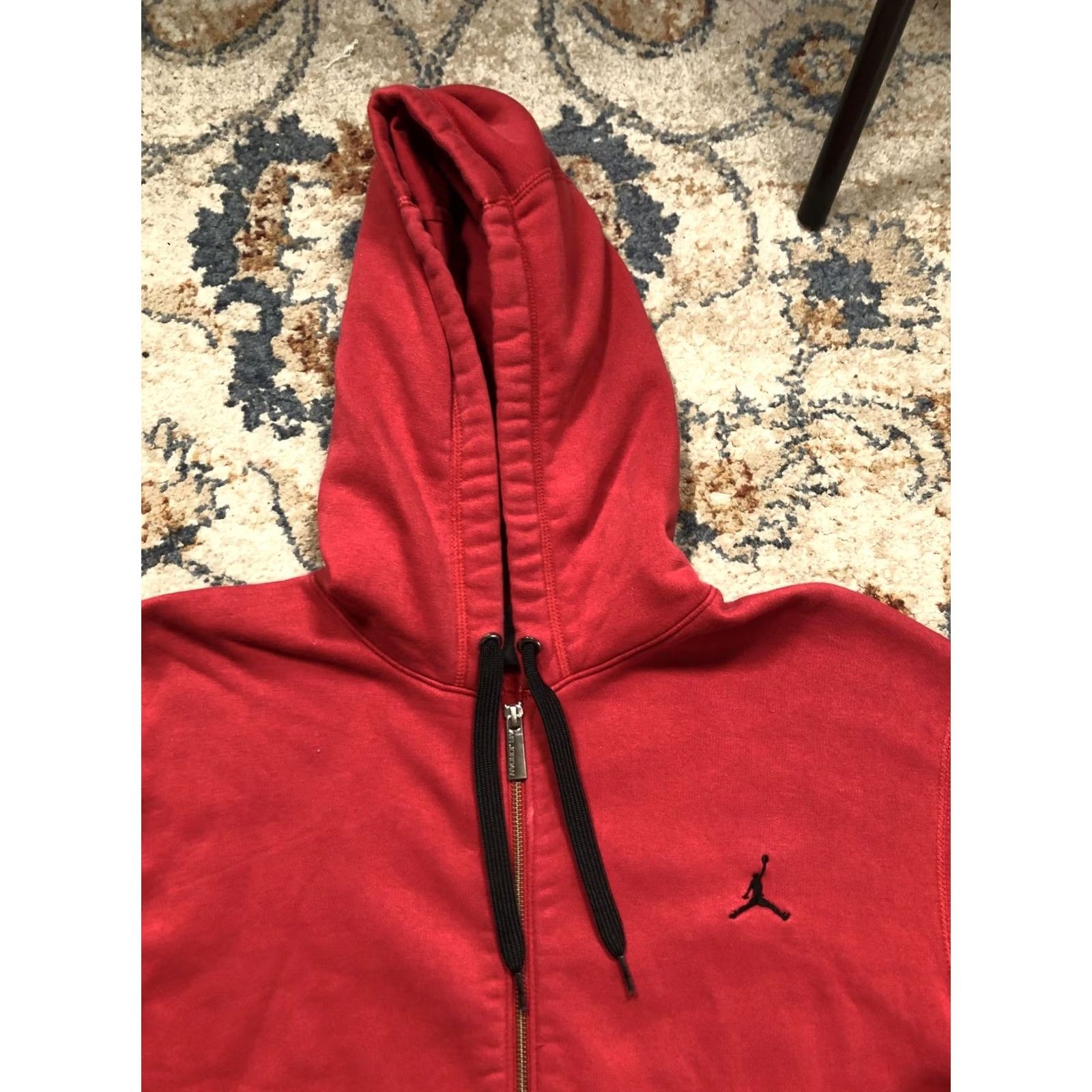 Jordan Brand Jordan Hoodie Sweatshirt Mens XL Red Full Zip Fleece Jumpman Logo Athletic Size US XL / EU 56 / 4 - 2 Thumbnail