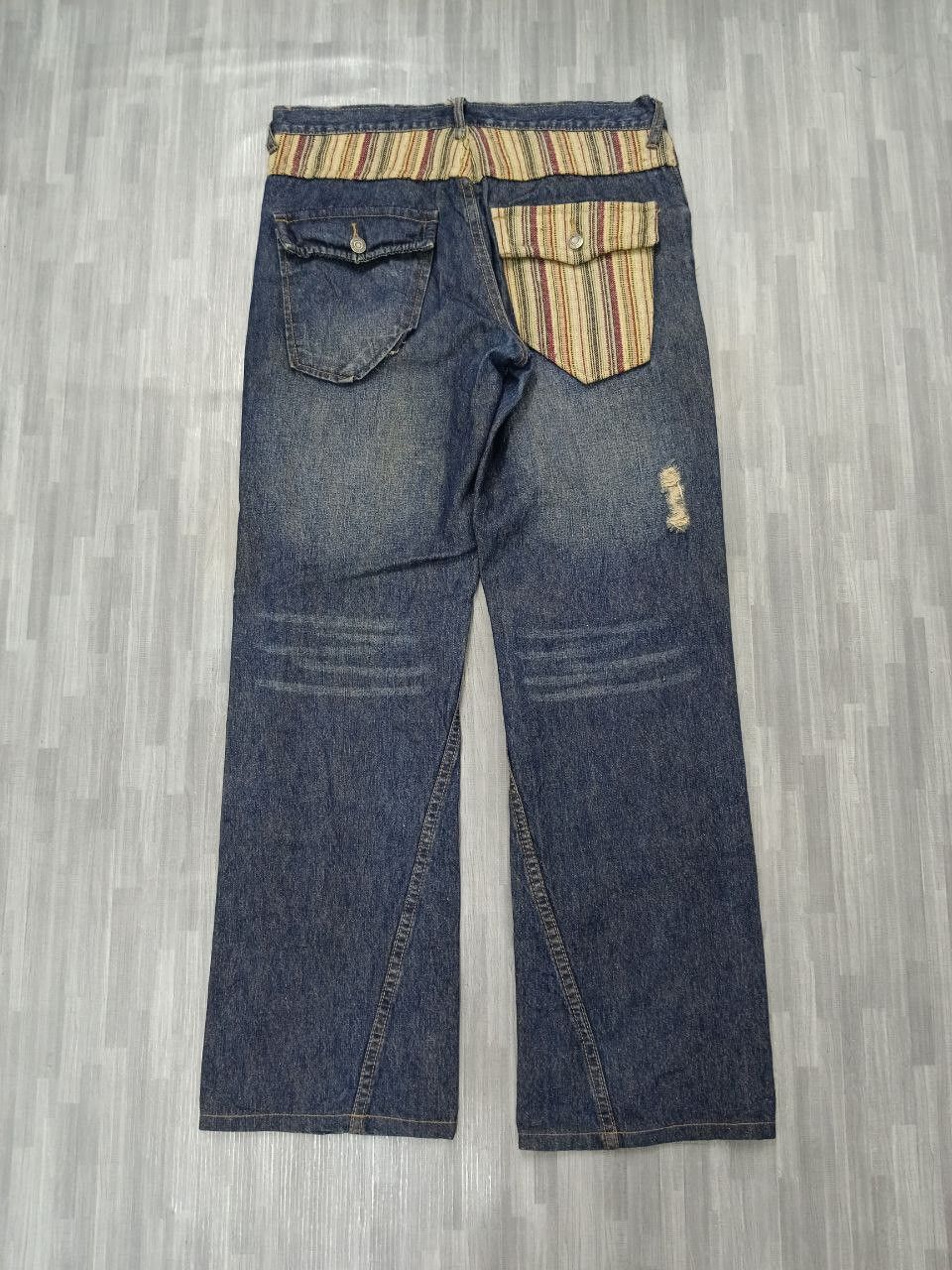 Designer × If Six Was Nine TWIST SICK RIPED JUNGLE STORM DENIM PANTS Size US 32 / EU 48 - 3 Thumbnail