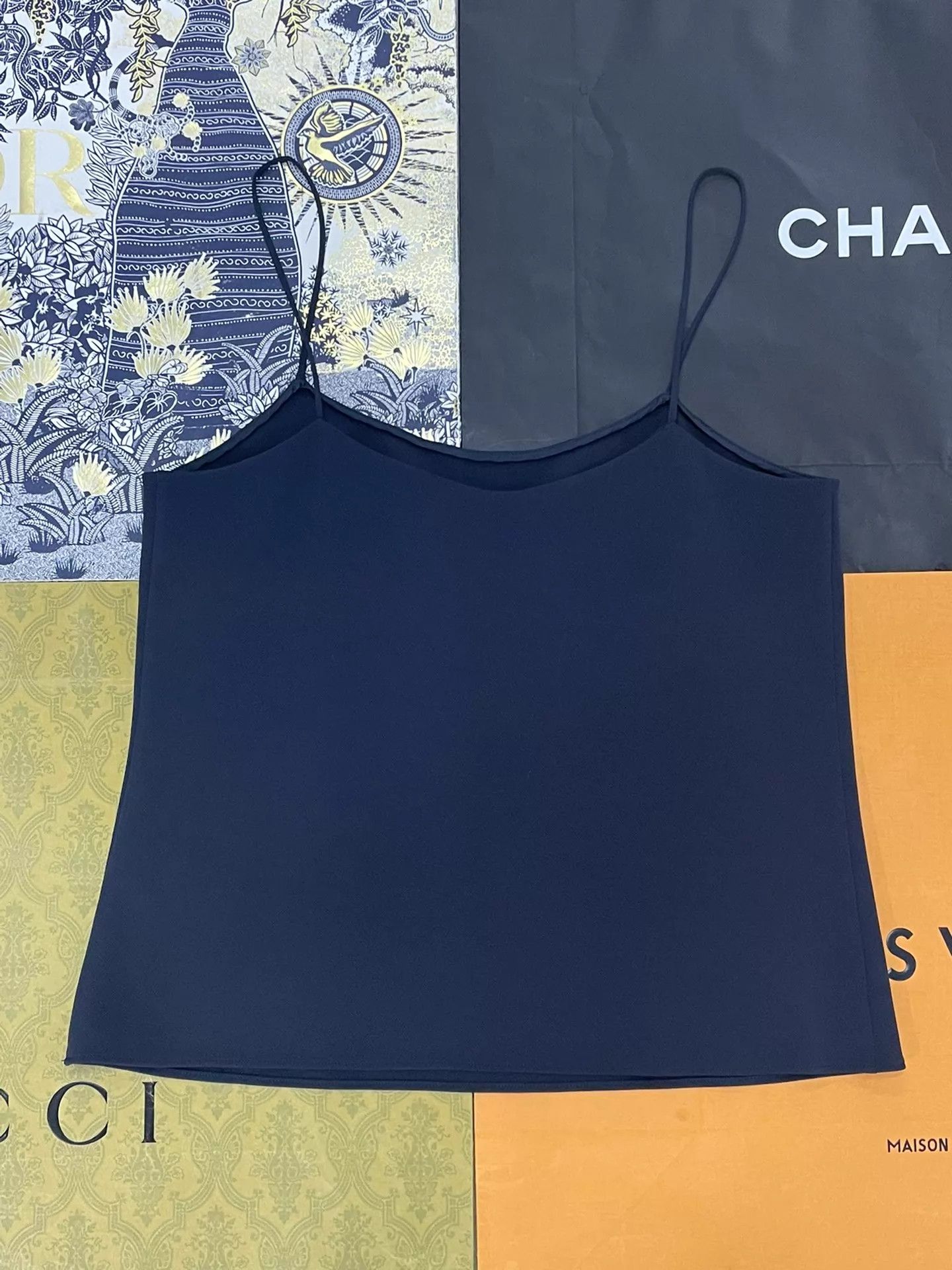 The Row The Row Navy Cami Top Size S Size S / US 4 / IT 40 - 2 Thumbnail
