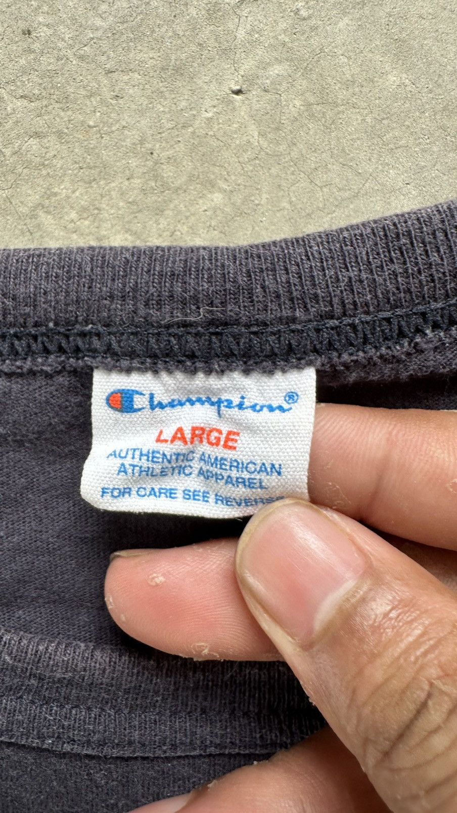 VINTAGE CHAMPION HENDERSON COLLEGIATE TEE