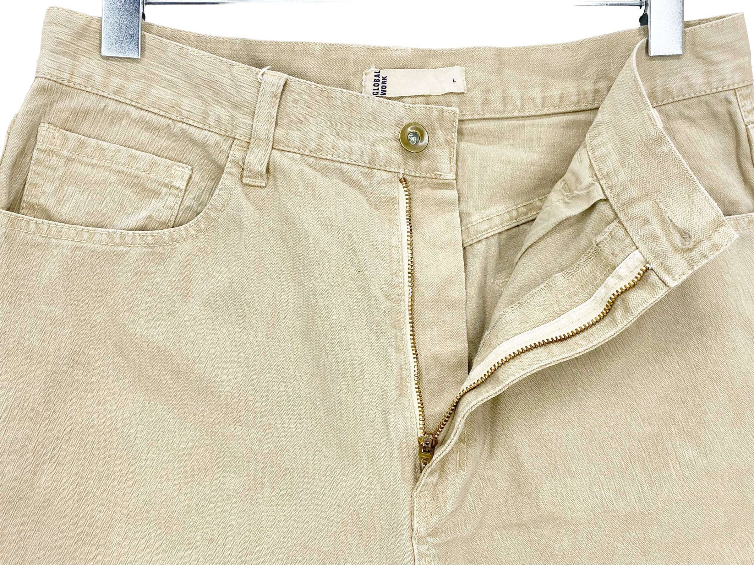 Global Work × Japanese Brand Global Work Pants Brown Light Wash Pants Japanese Brand Size US 30 / EU 46 - 9 Thumbnail