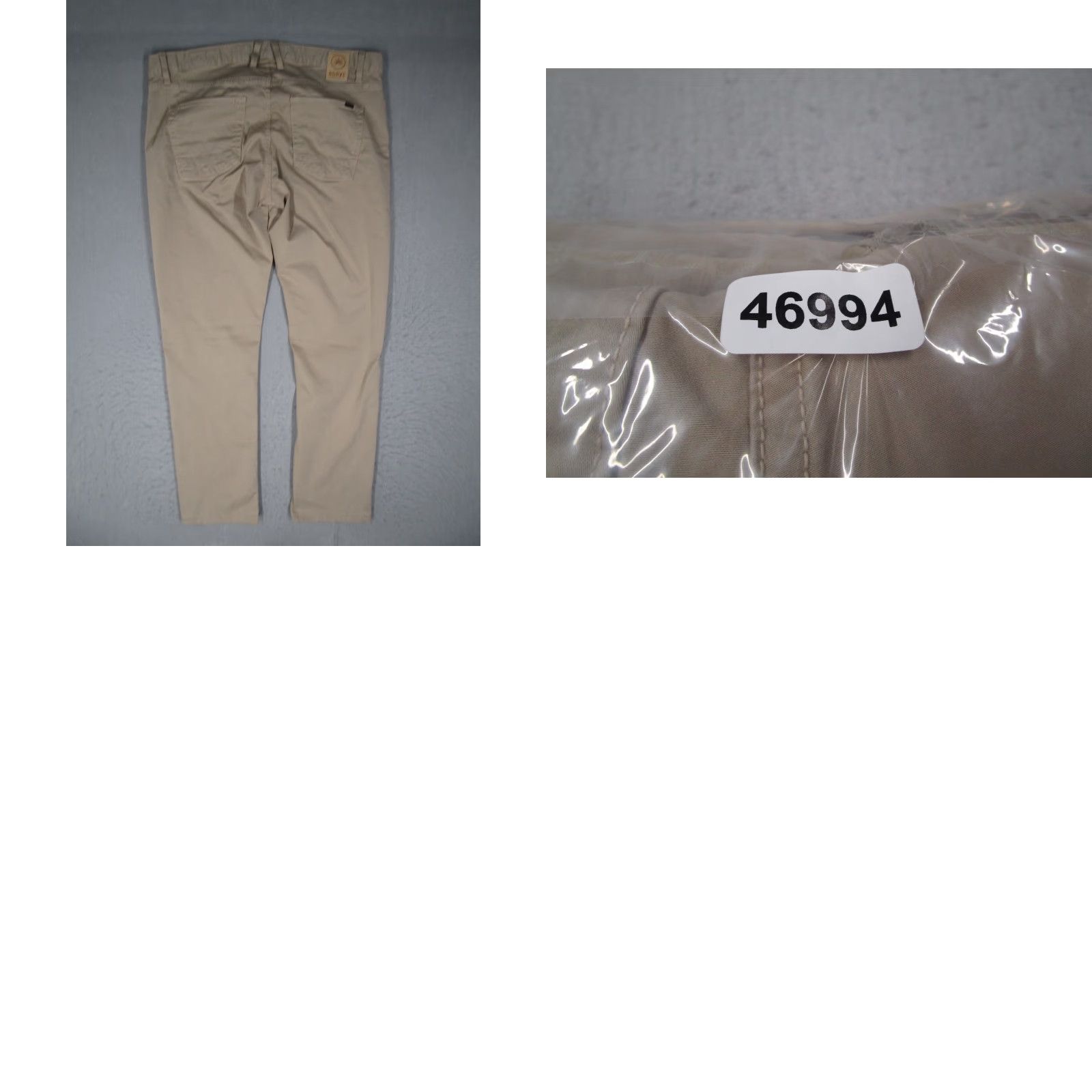 Vintage Agave Pants Mens 38 Beige Classic Taper Chino 38x31 Cotton Made in USA Size US 38 / EU 54 - 8 Thumbnail