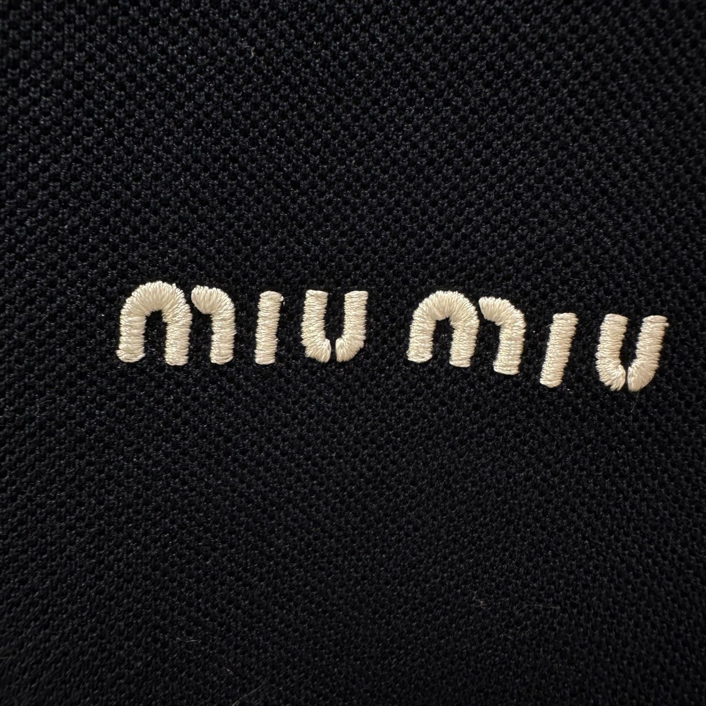 Miu Miu Miu Miu mar418 25SS tartan collar logo short-sleeve Polo S Size S / US 4 / IT 40 - 7 Thumbnail