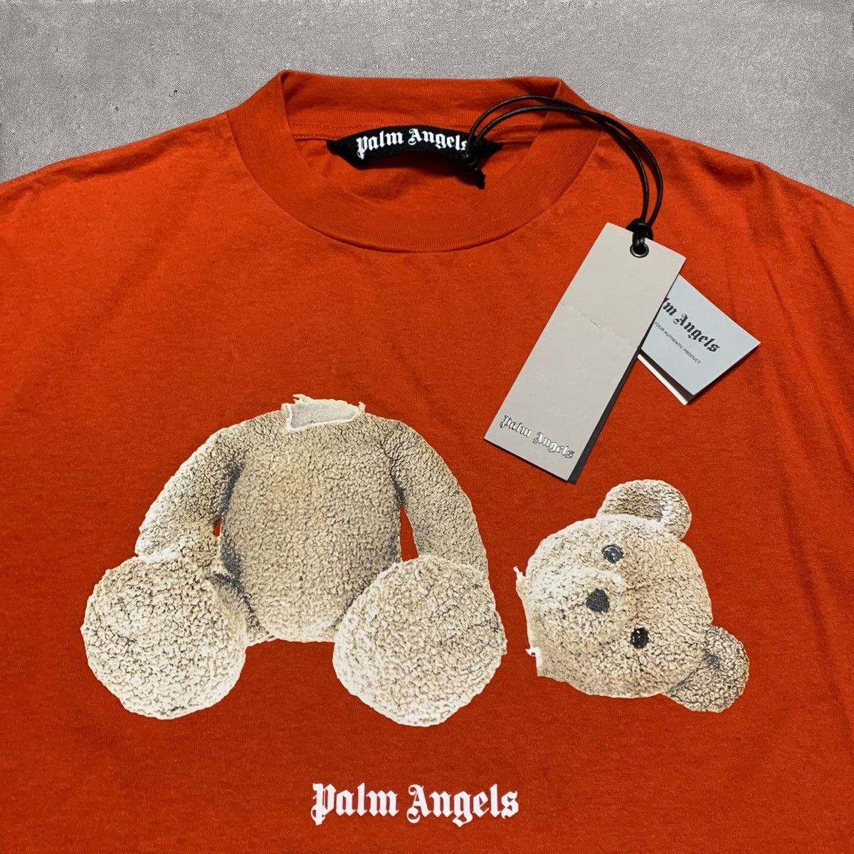 Palm Angels Palm Angels Small Classic Bear Orange Tee Size US S / EU 44-46 / 1 - 3 Thumbnail
