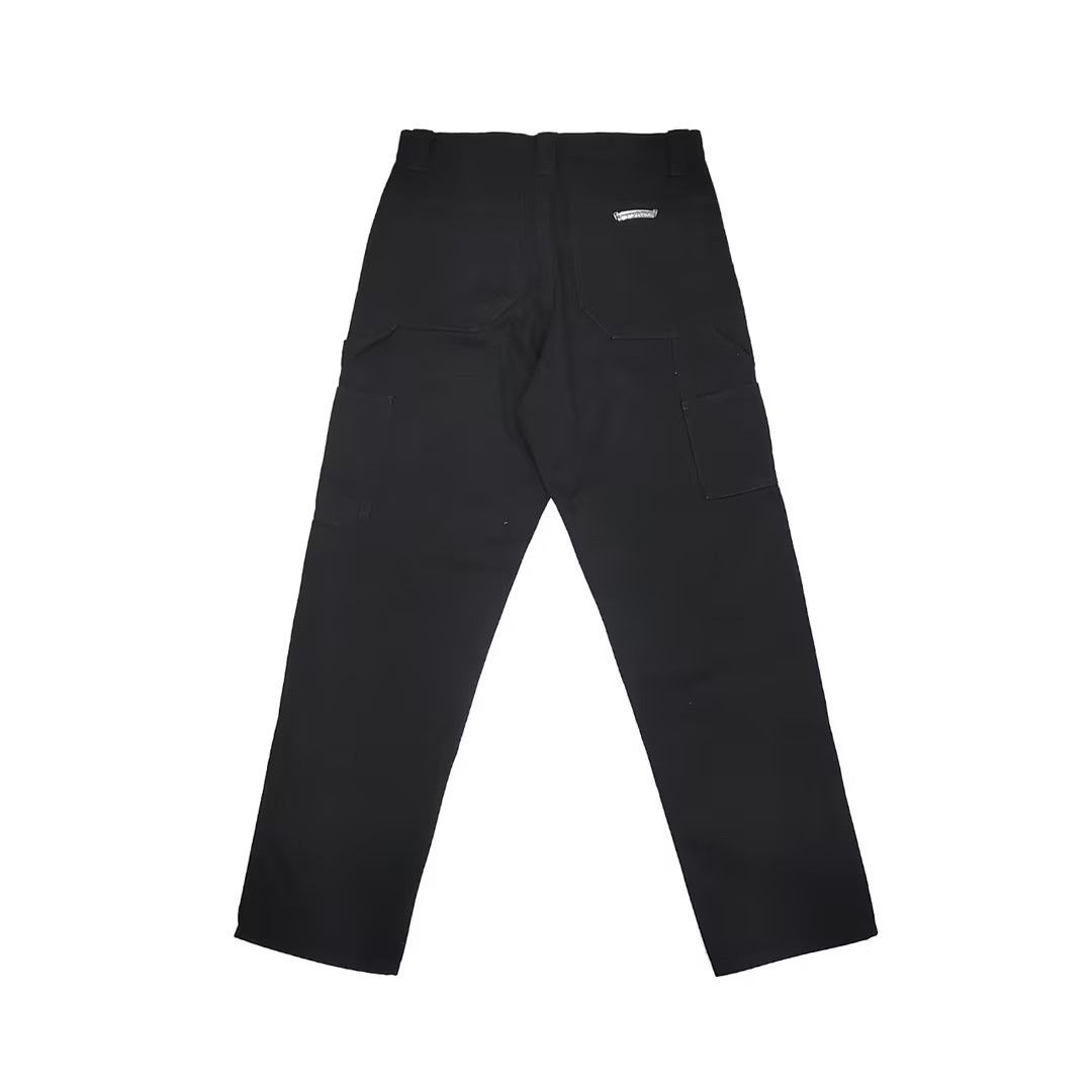 Chrome Hearts Chrome Hearts Double Knee Carpenter Black Canvas Pants Size US 33 - 2 Thumbnail