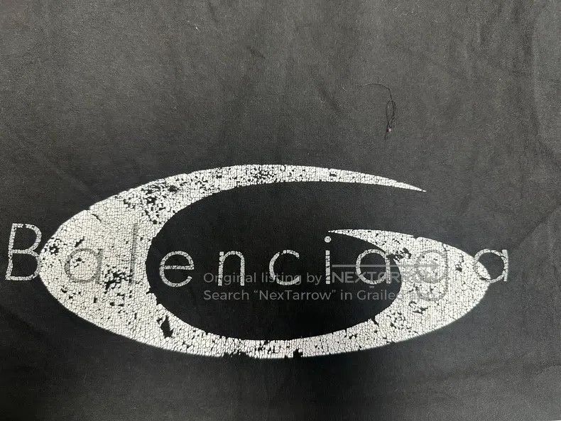 Balenciaga Balenciaga Logo Loose Round Neck Short Sleeve Size US S / EU 44-46 / 1 - 3 Thumbnail