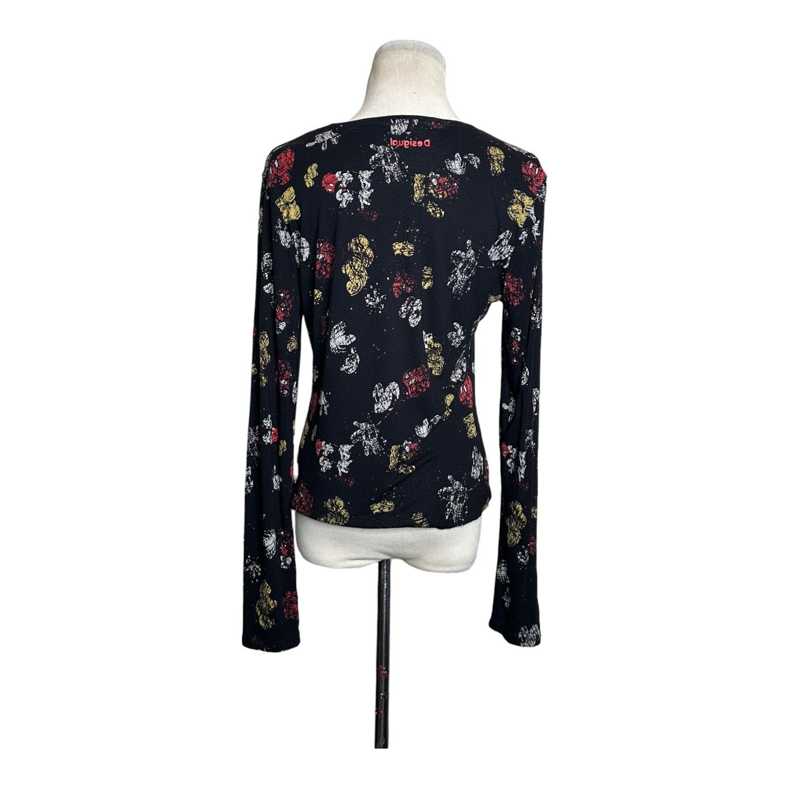 Desigual Desigual Slim Black Little Mickey Mouse print T-shirt sz XL Size XL / US 12-14 / IT 48-50 - 10 Thumbnail