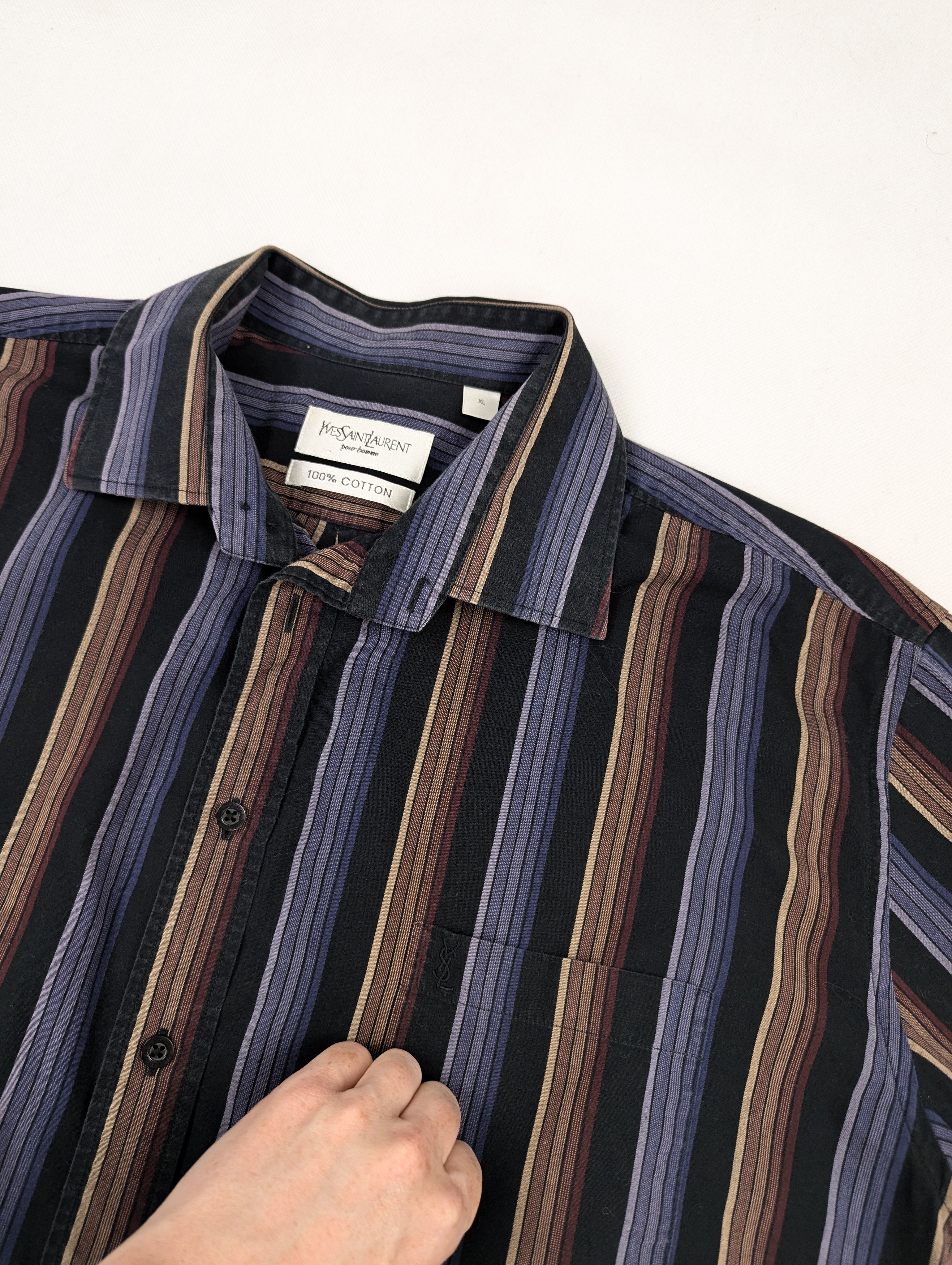 Yves Saint Laurent YSL Yves Saint Laurent shirt XL Size US XL / EU 56 / 4 - 2 Thumbnail