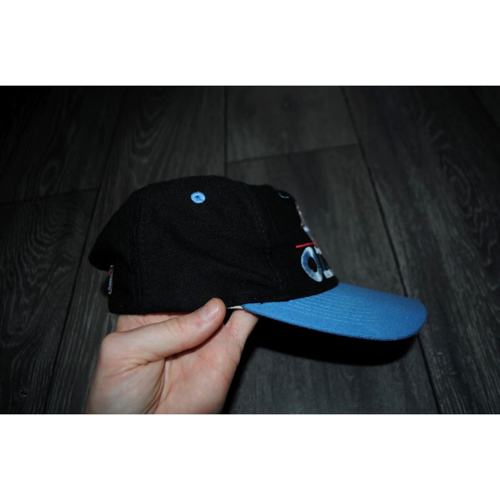 NFL VINTAGE HOUSTON OILERS HAT CAP SNAP BACK MENS NFL BLACK MADE IN TAIWAN 1990s Size ONE SIZE - 6 Thumbnail