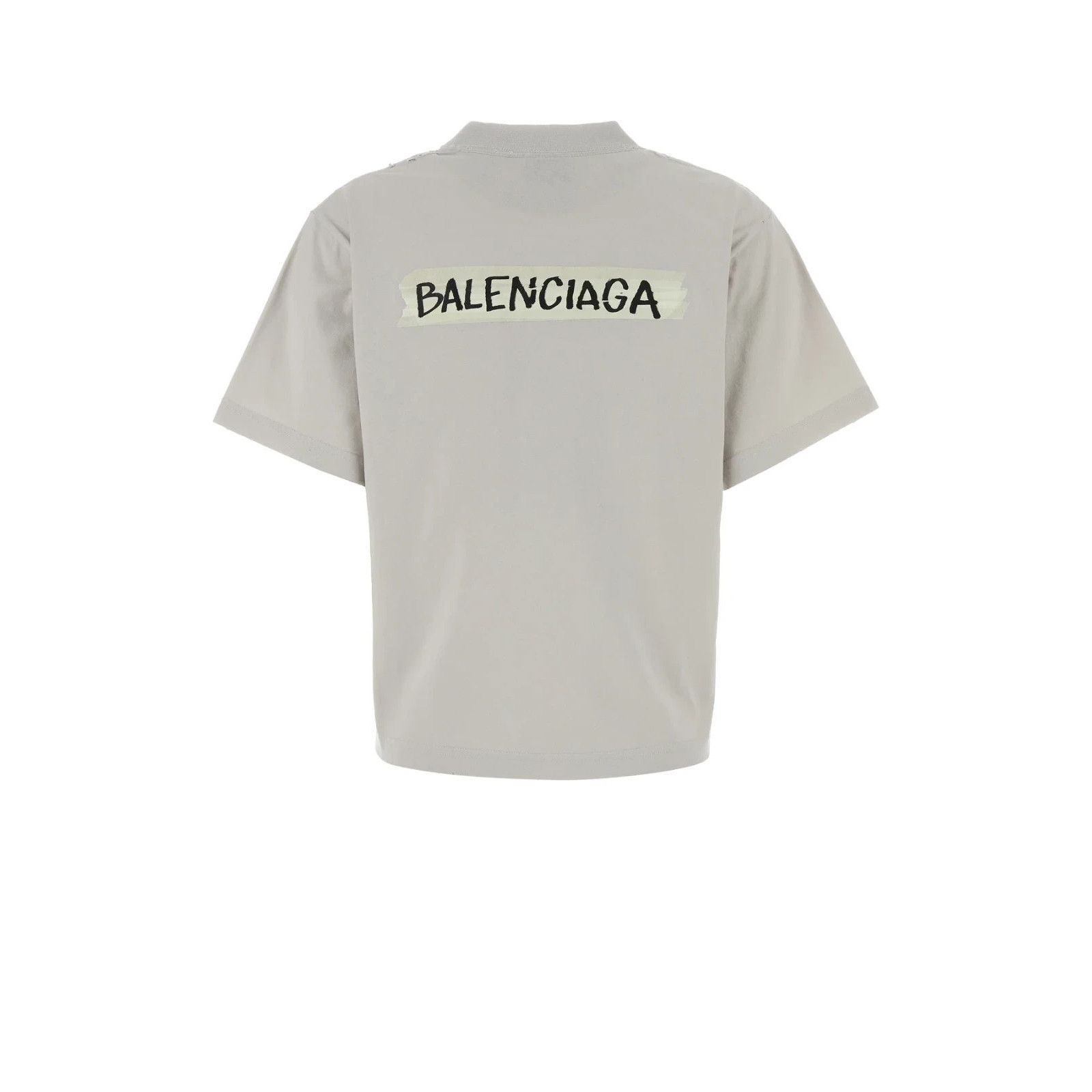 BALENCIAGA Chalk Cotton T-shirt New And Authentic (Women's s