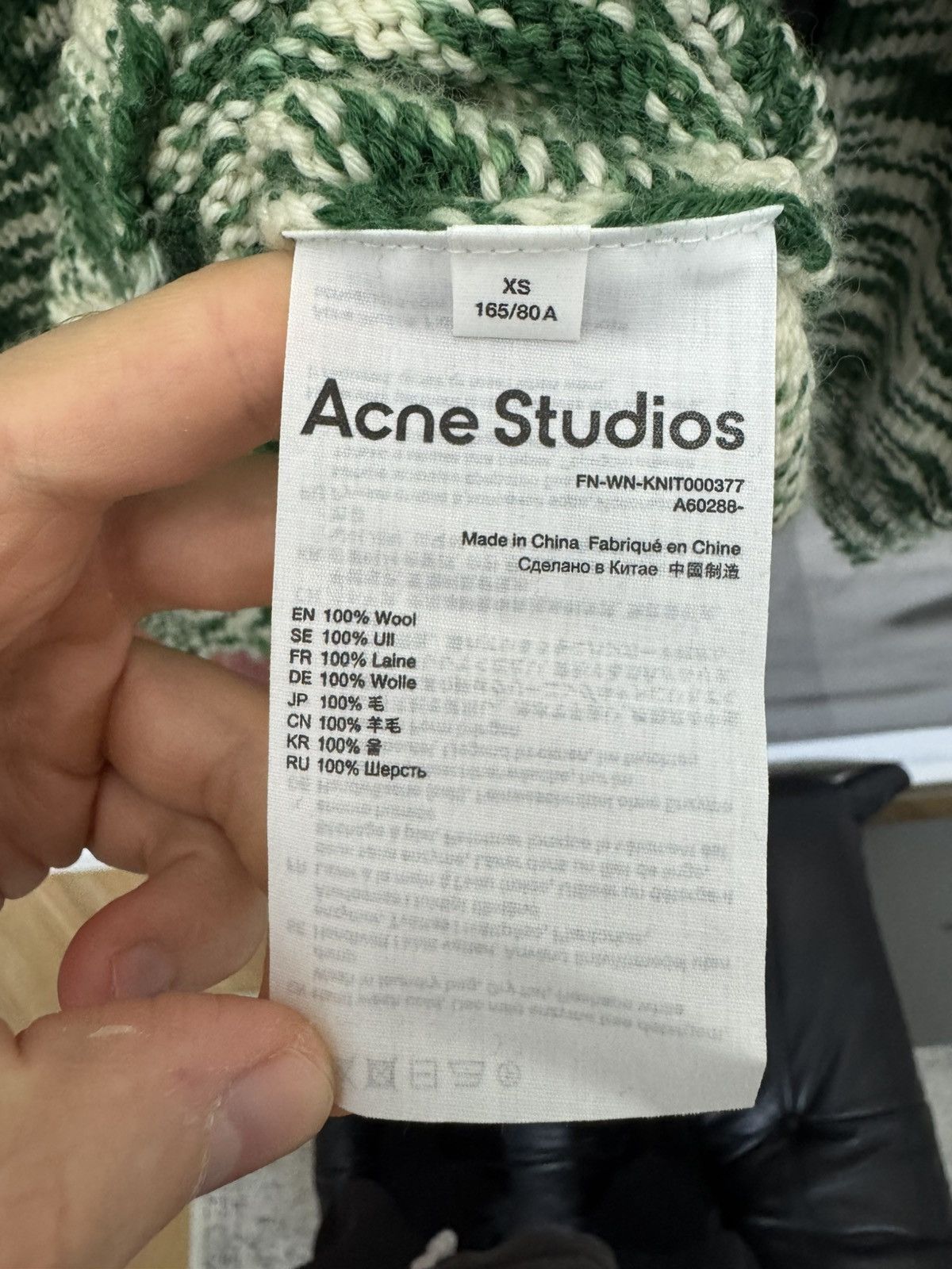 Acne Studios Acne Studios Wool Sweater Designer Distressed Oversize Boxy Size US M / EU 48-50 / 2 - 7 Thumbnail