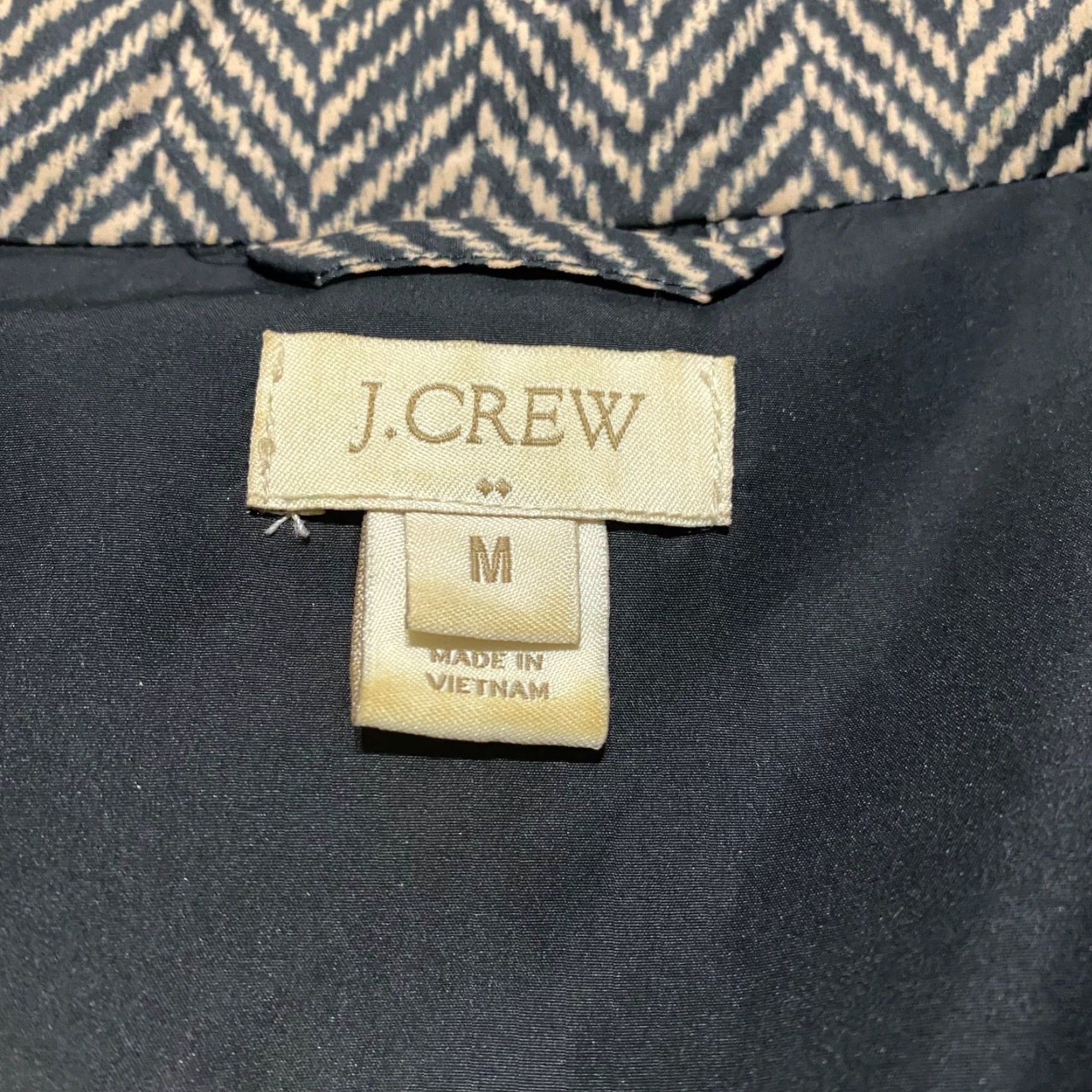 J.Crew J.CREW Vest Womens Medium Down Quilted Full Zip Puffer Multicolor Color M 1/2 Zip? Size M / US 6-8 / IT 42-44 - 3 Thumbnail