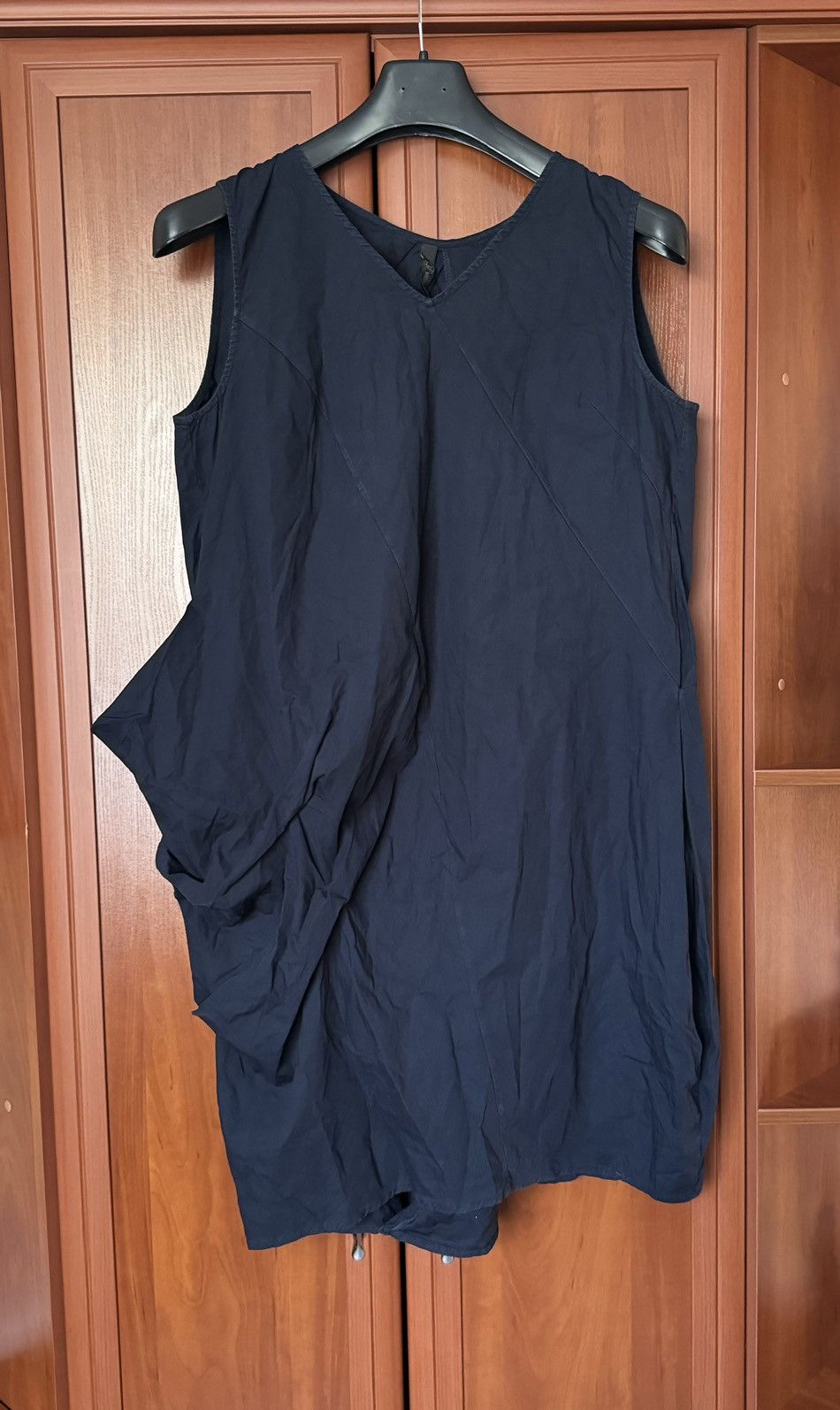 Vintage Provocation 46 dark blue dress relaxed sleeves avantgarde Size L / US 10 / IT 46 - 16 Thumbnail