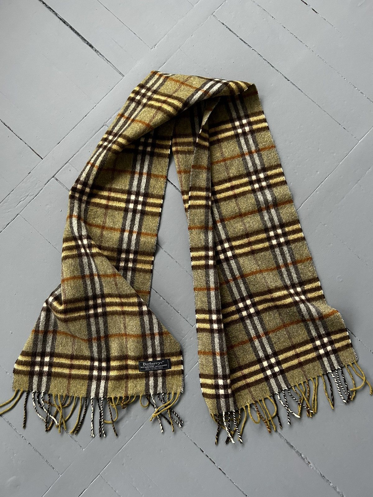 image of Burberry Vintage Scarf, Men's