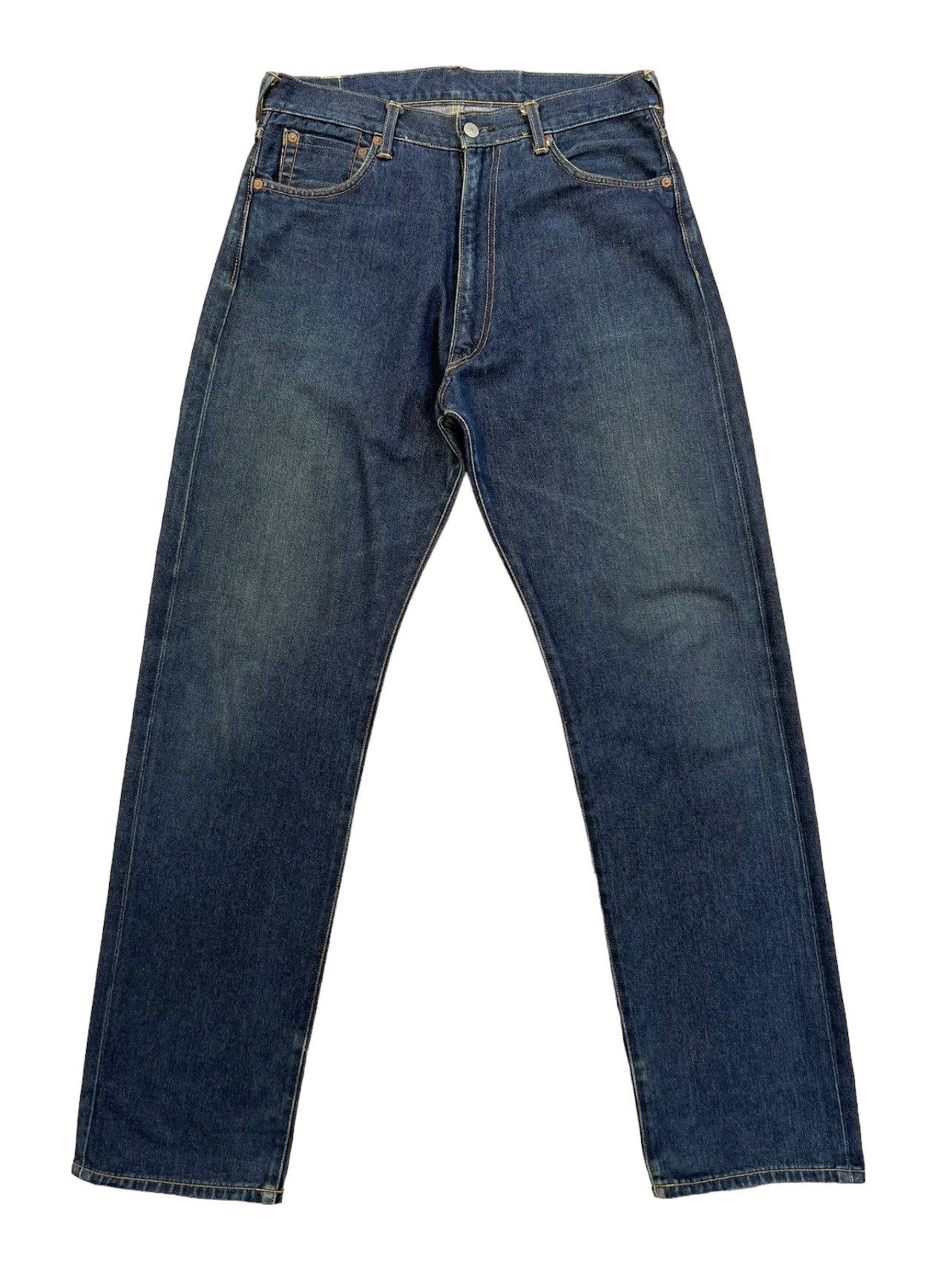 Evisu RARE!!! Vintage 90s Evisu Evis Mud Blue Denim Jeans Size US 32 / EU 48 - 2 Thumbnail