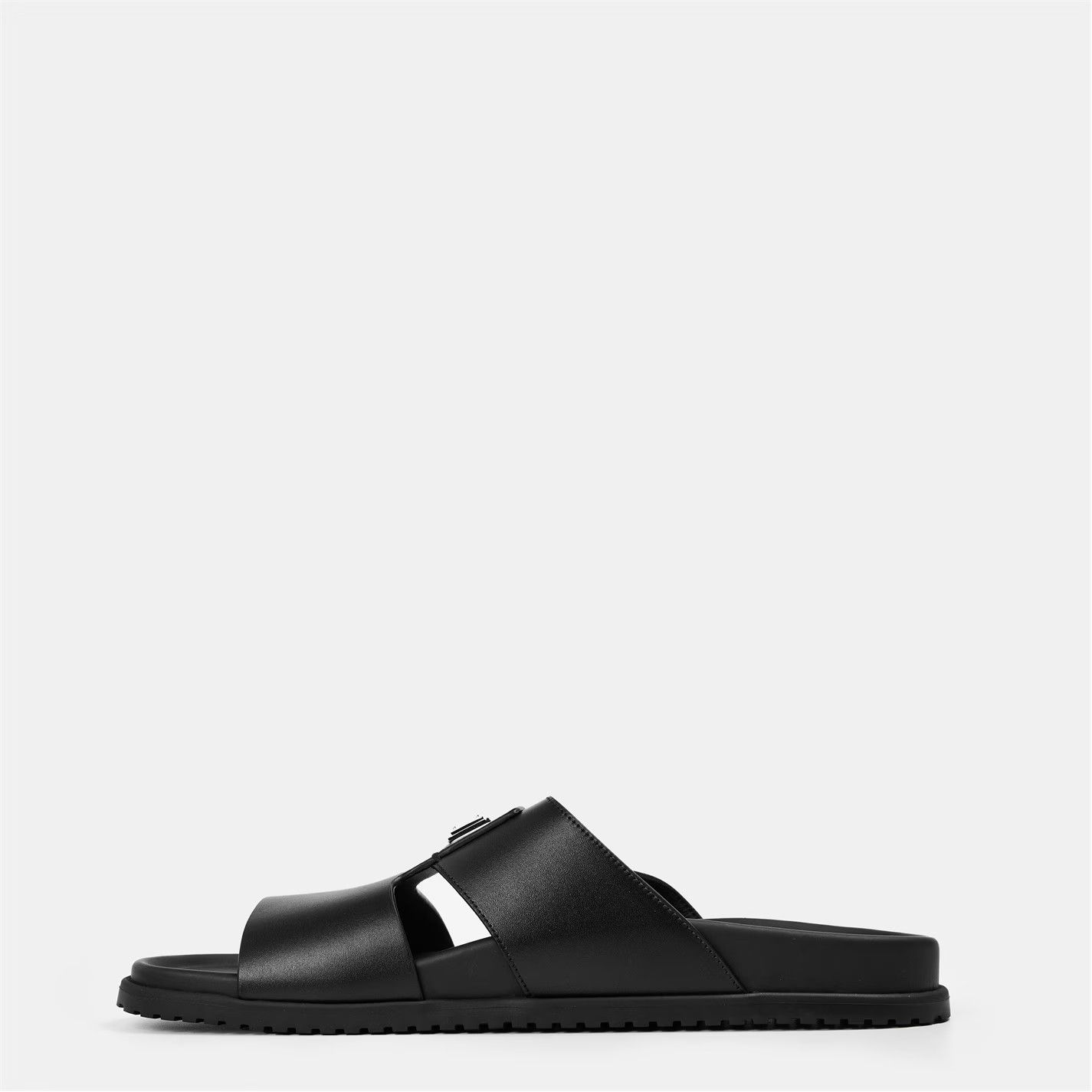 Dolce & Gabbana o1g2r1mq0426 Plaque Flat Sandals in Black Size US 9 / EU 42 - 2 Thumbnail