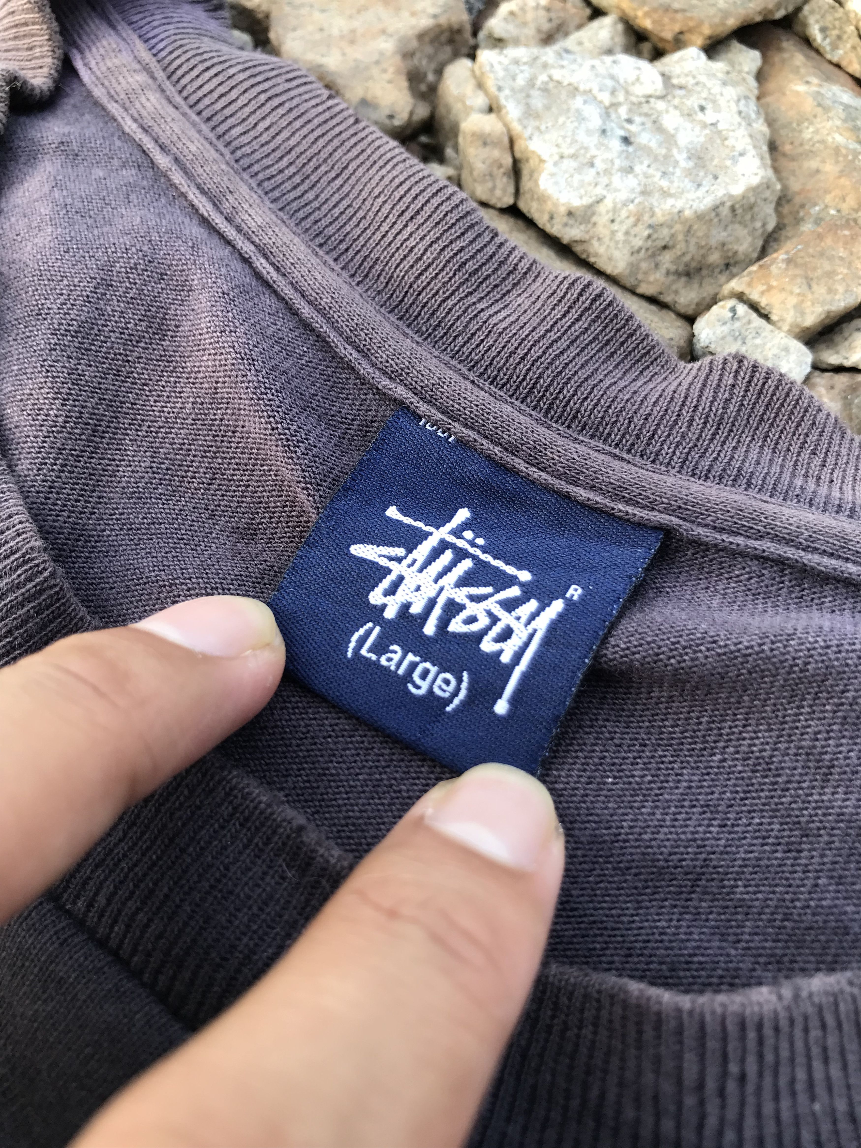 Stussy Trashed Faded Stussy Skull Distressed Tee Shirt Size US L / EU 52-54 / 3 - 8 Thumbnail