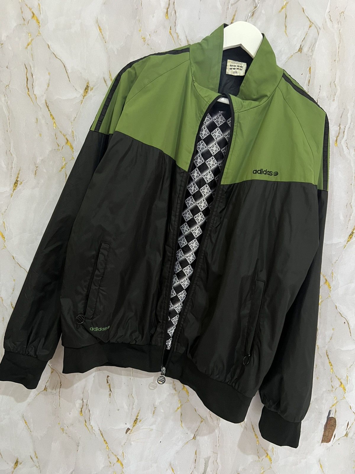Adidas Vintage Adidas Full-Zip Windbreaker Size US XXL / EU 58 / 5 - 5 Thumbnail