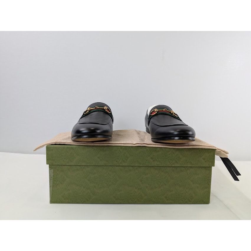 Gucci o1rshd1 Gnello Plonge Leather Loafer Boots in Nero Size US 11.5 / EU 44-45 - 17 Thumbnail
