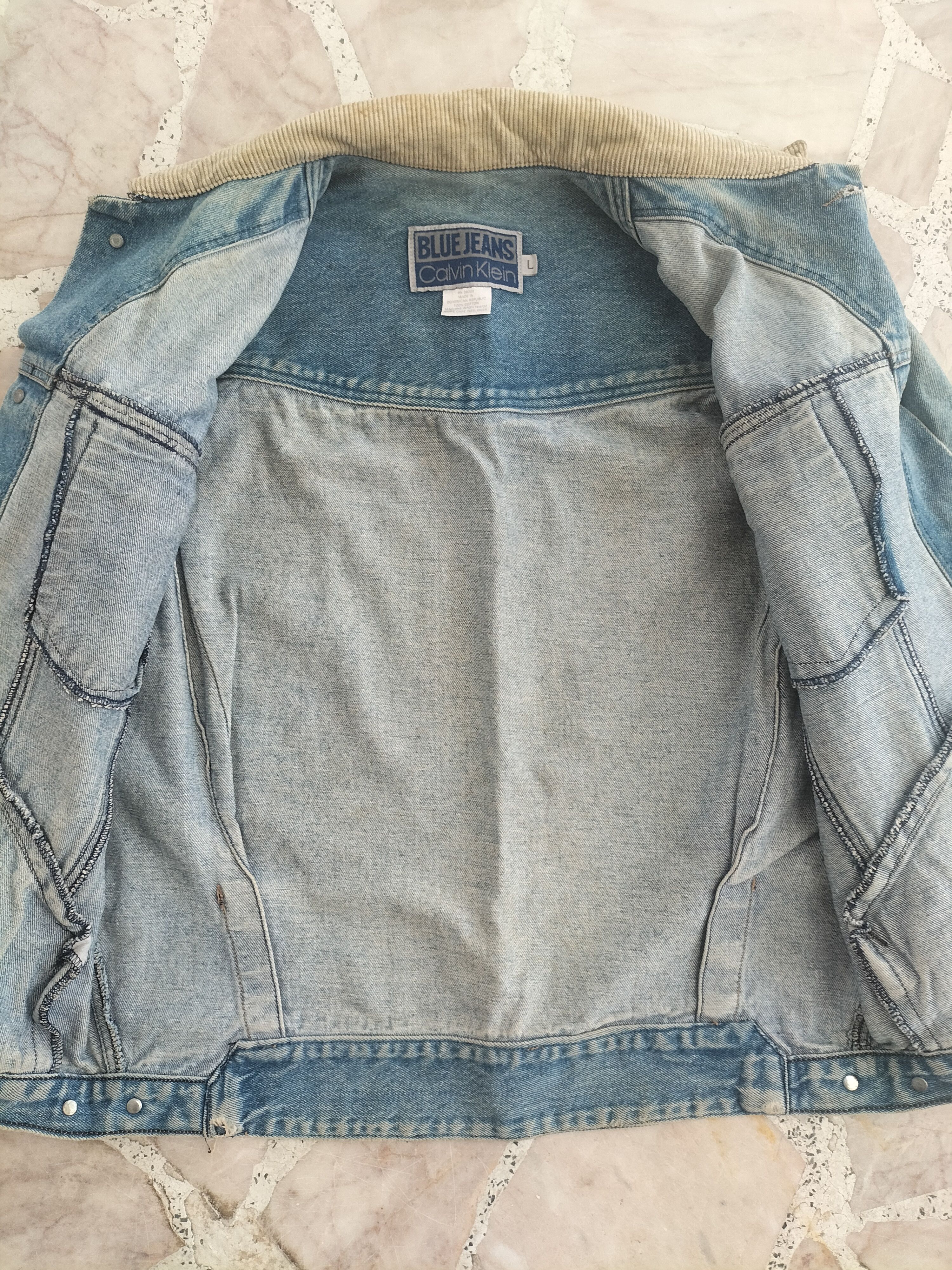 Calvin Klein Calvin Klein Blue Jeans Vintage Denim Jacket Size US L / EU 52-54 / 3 - 14 Thumbnail
