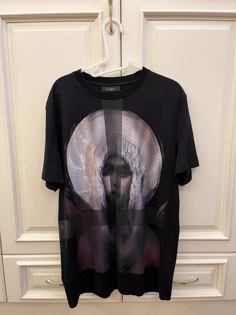 Tシャツ(半袖/袖なし) givenchy  tee  Madonna Givenchy Givenchy Madonna Virgin Mary Shark teeth Tee | Grailed