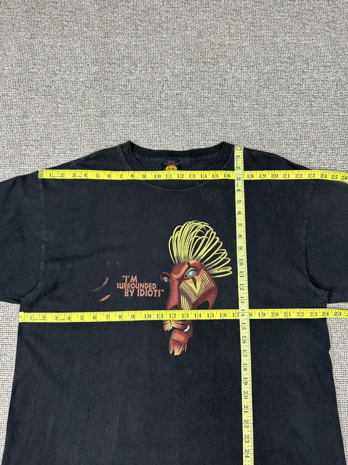 Disney Vintage Disney The Lion King Tshirt A1012 Size US XL / EU 56 / 4 - 6 Thumbnail