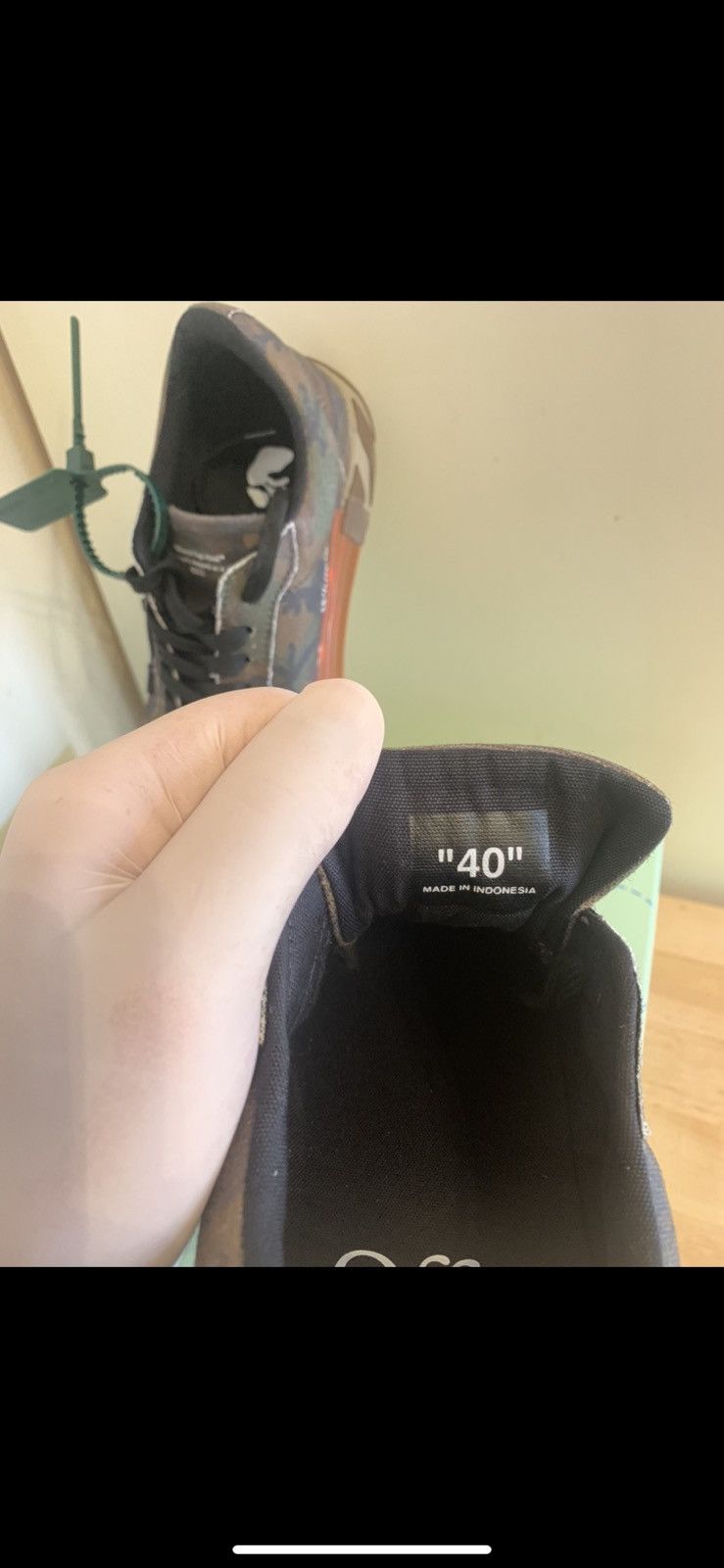 Off-White OFF-WHITE LOW VULCANIZED CAMO CANVAS Size US 7 / EU 40 - 20 Thumbnail