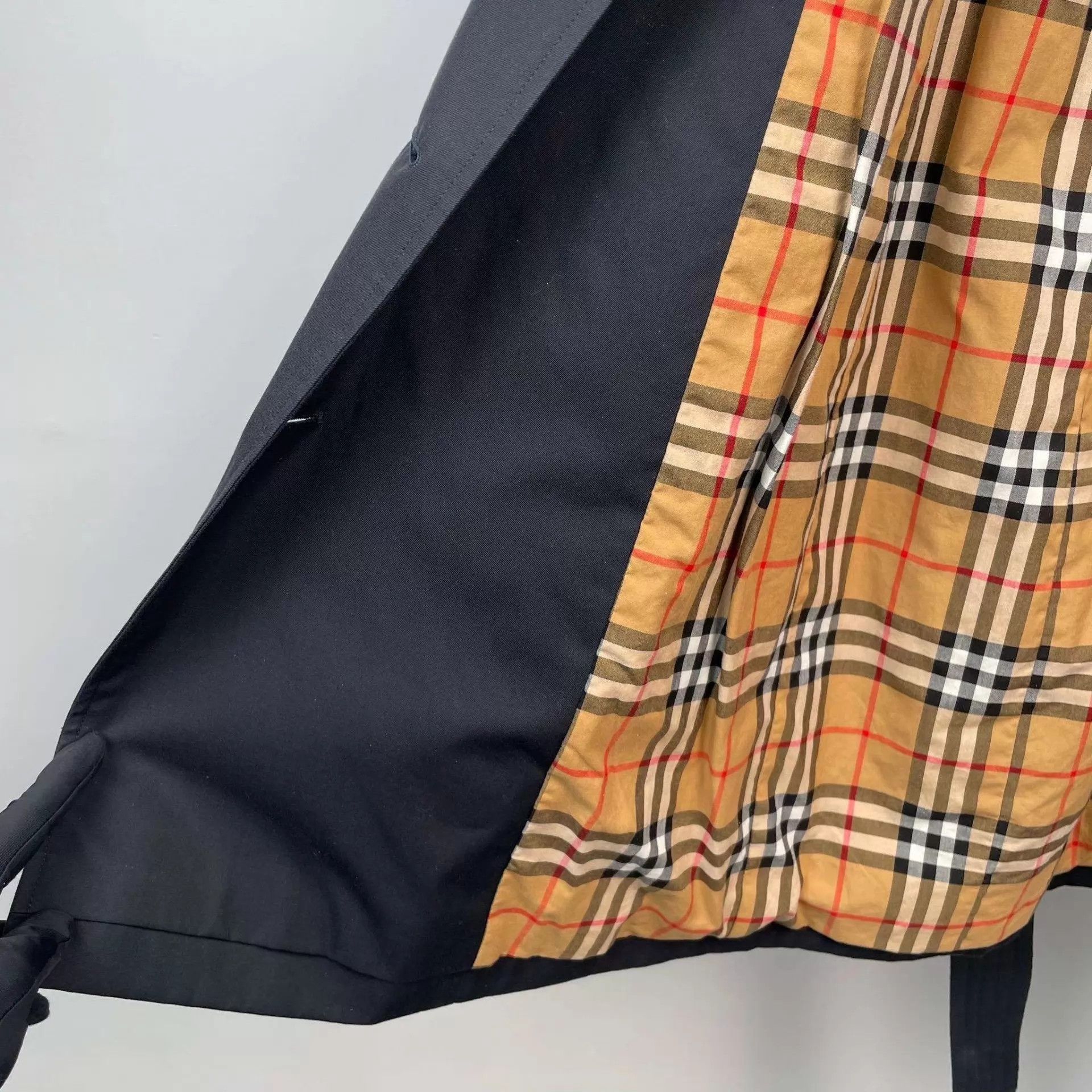 Burberry Burberry 95 New Women's Black Trench Coat 38 Size XS / US 0-2 / IT 36-38 - 9 Thumbnail