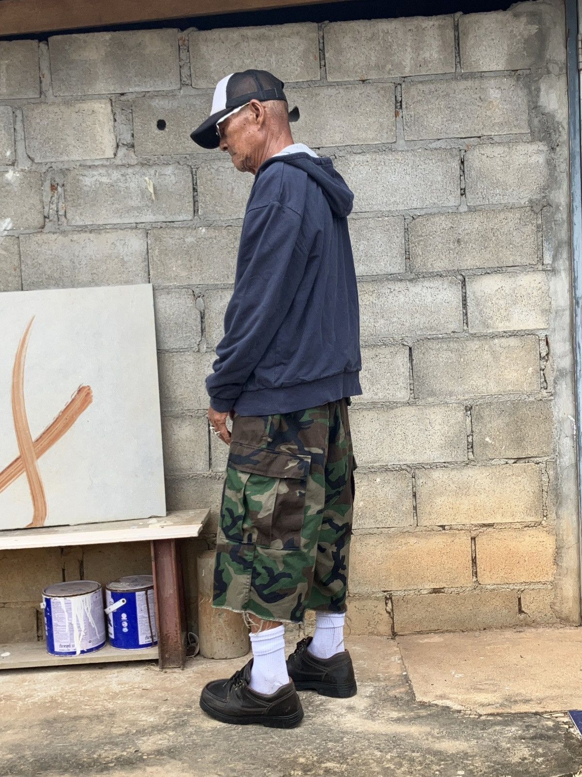 Vintage × Woodlands Custom Short Vintage military cargo pants. (TRU-SPEC 90’s) Size US 31 - 10 Thumbnail