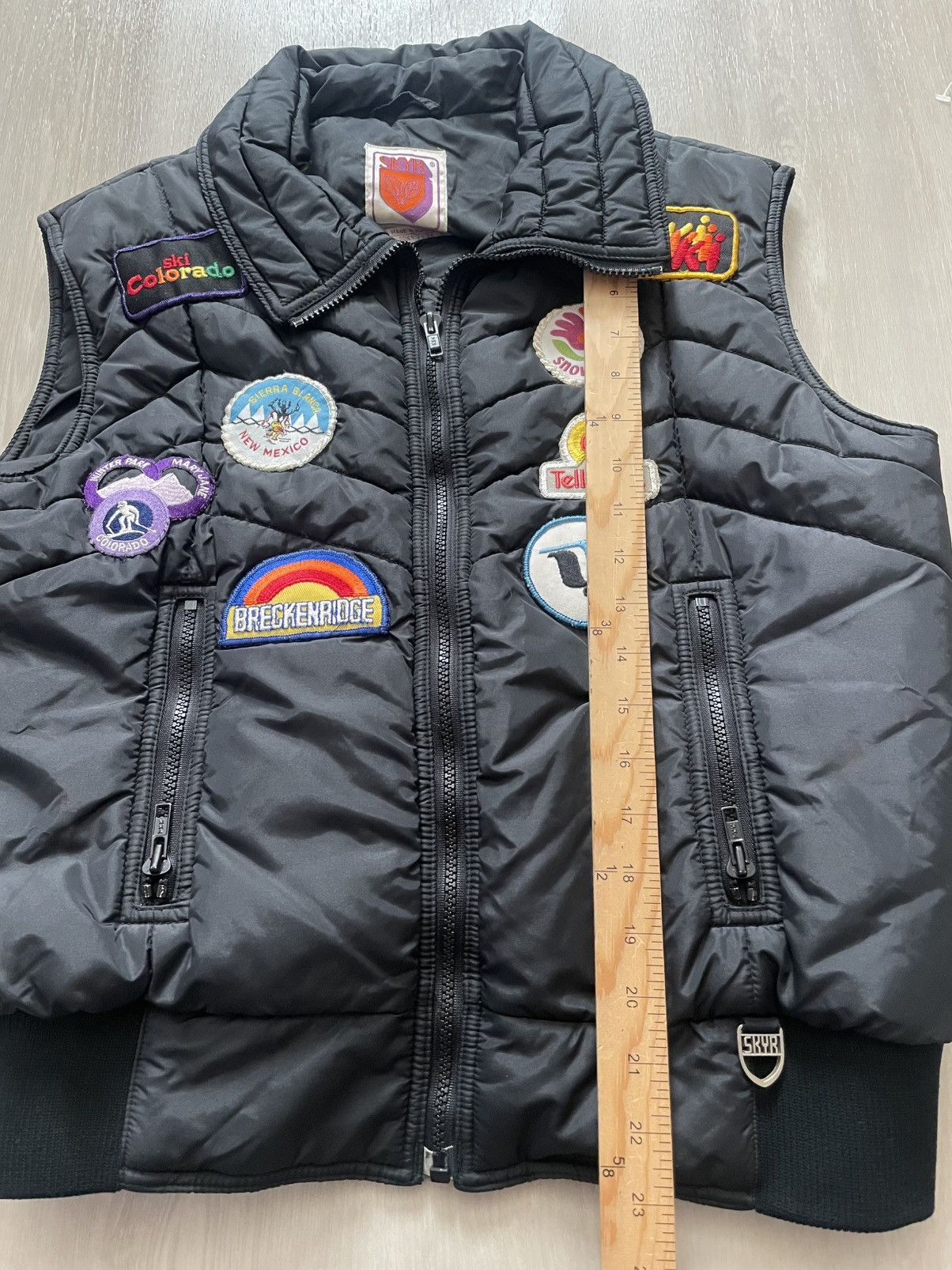 Vintage Vintage Skyr Ski Puffer Vest With 13 Patch Collection Sz M Size M / US 6-8 / IT 42-44 - 6 Thumbnail