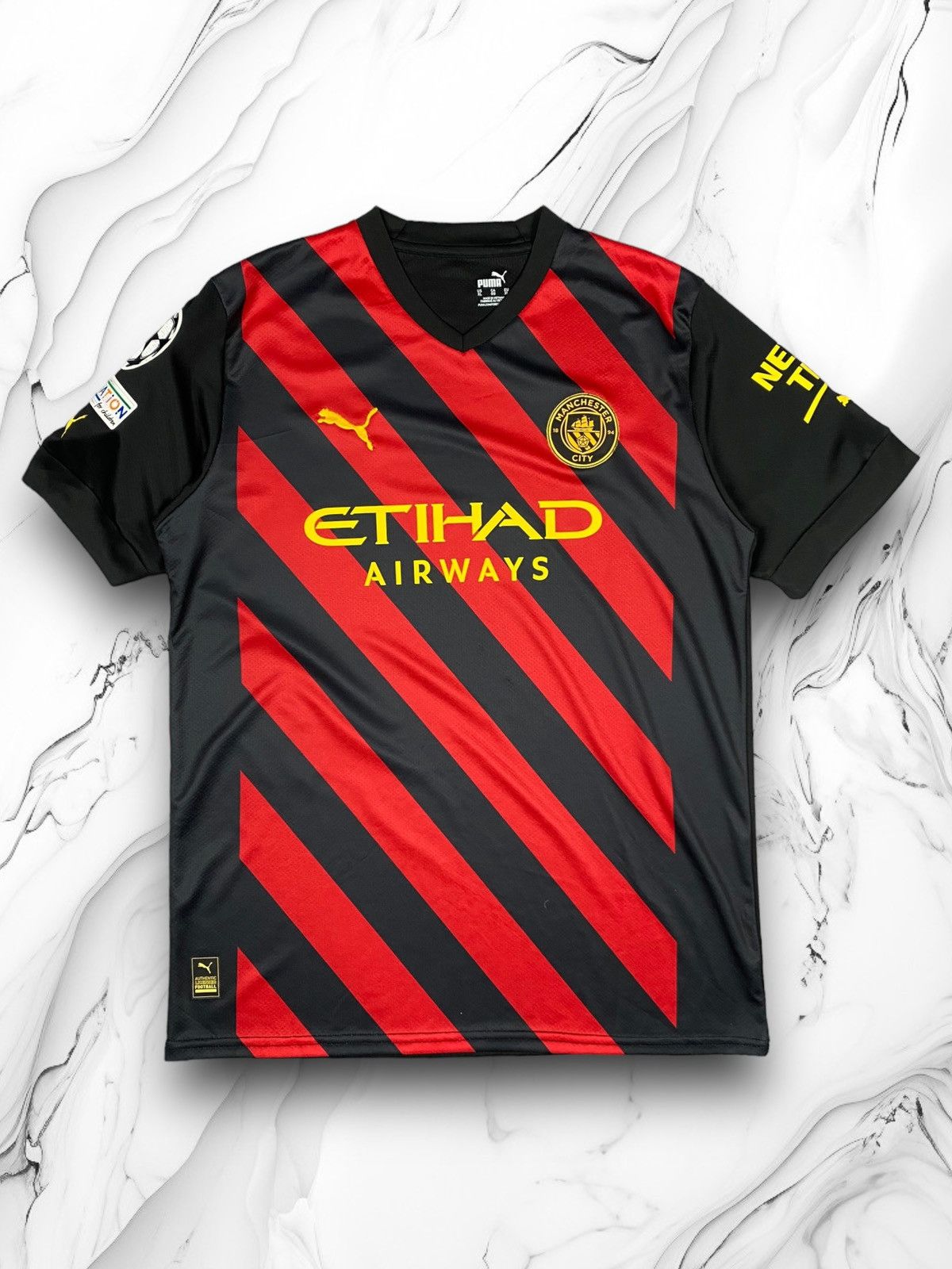 Puma Puma Manchester City Soccer Jersey Tee Size US XL / EU 56 / 4 - 1 Thumbnail