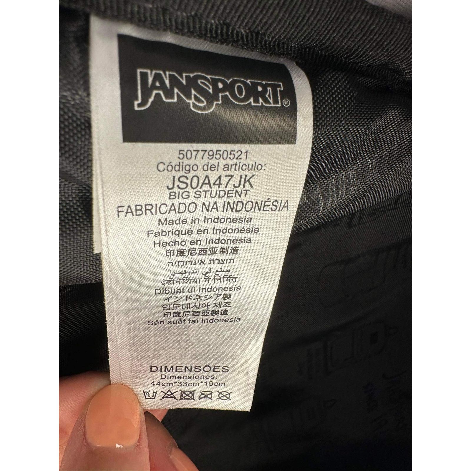 Jansport Jansport Cyberspace Galaxy Big Student Backpack Bookbag READ Size ONE SIZE - 6 Thumbnail
