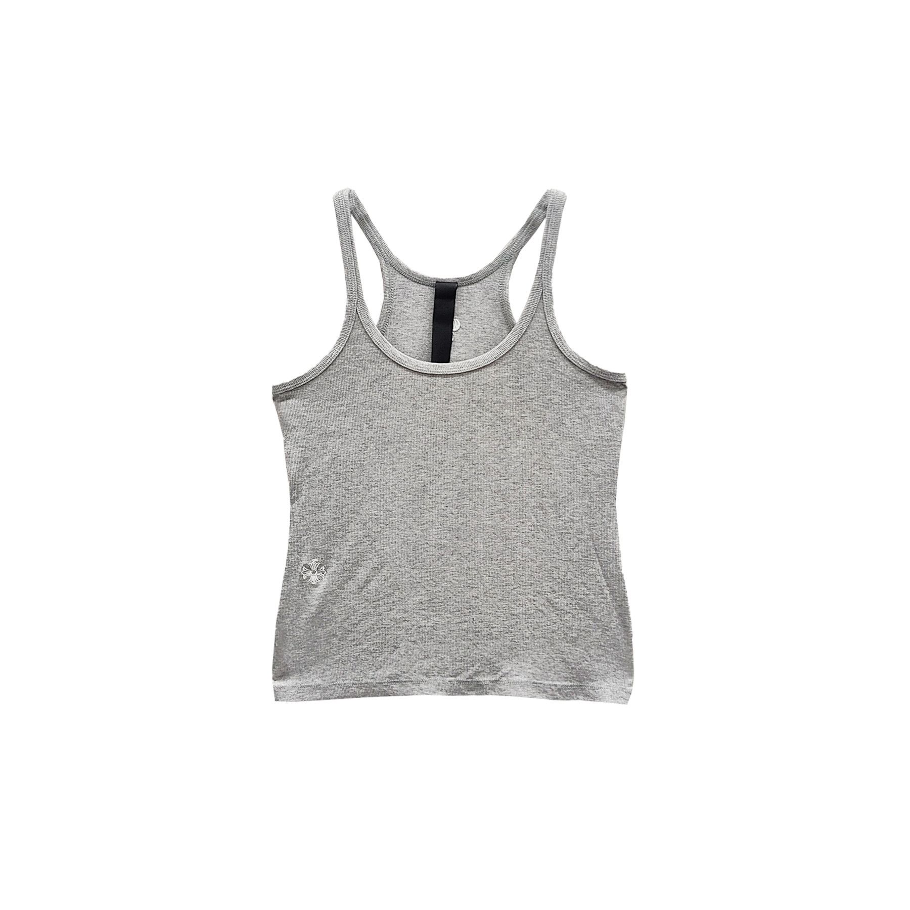 Chrome Hearts Chrome Hearts Bad Seed CH Embroidered Grey Mini Rib Tank Top Size M / US 6-8 / IT 42-44 - 1 Thumbnail